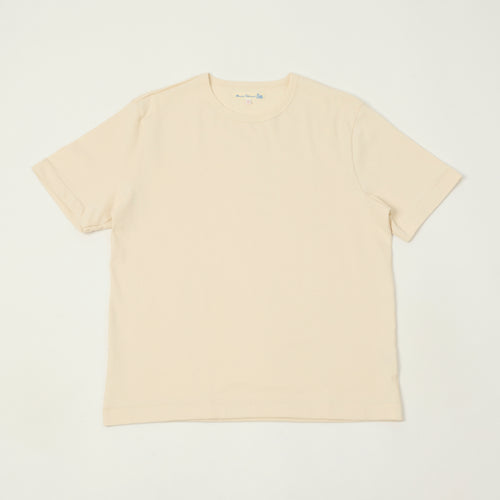 Merz b. Schwanen 2M15C Classic Cropped Jersey T-Shirt - Nature