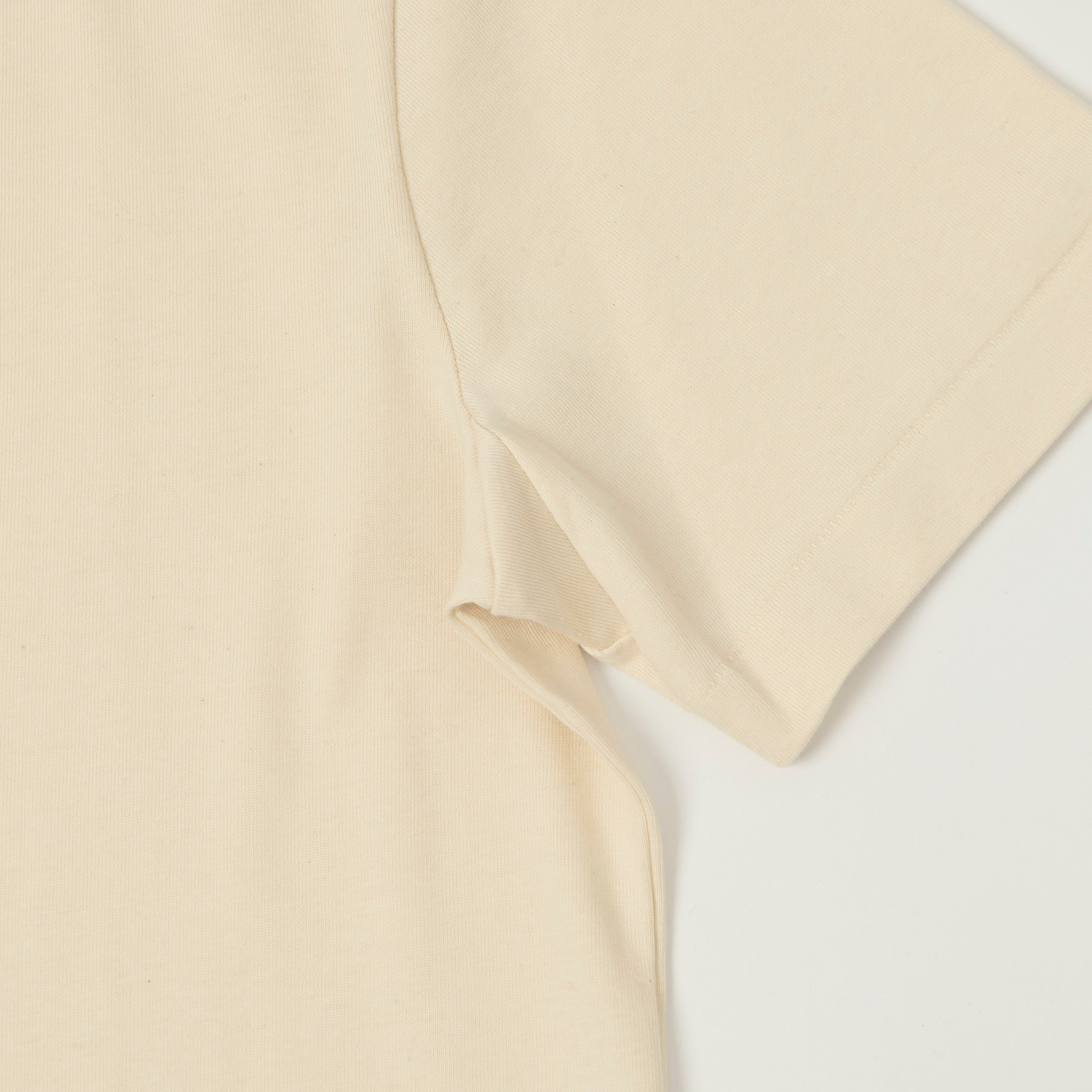 Merz b. Schwanen 2M15C Classic Cropped Jersey T-Shirt - Nature