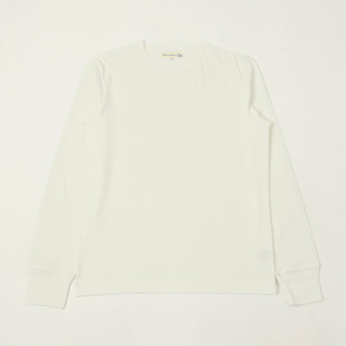 Merz b. Schwanen 2M15LS Classic Jersey Long Sleeve T-Shirt - White