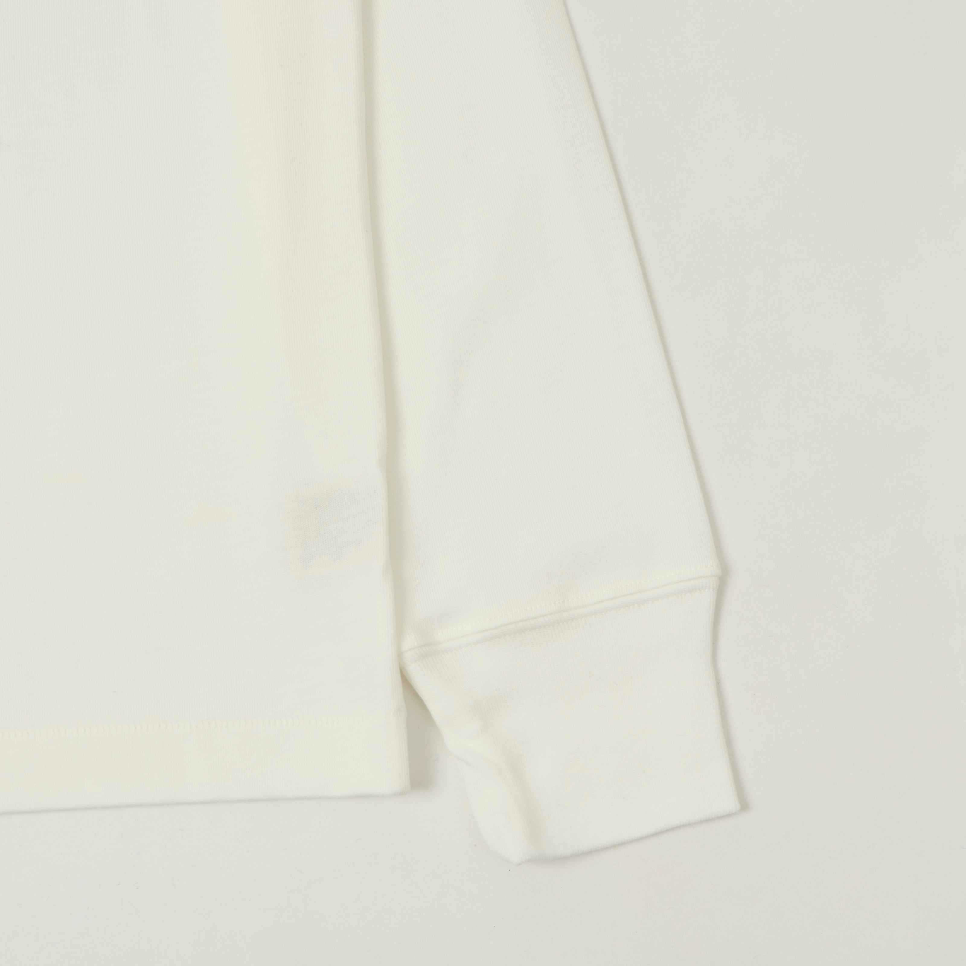 Merz b. Schwanen 2M15LS Classic Jersey Long Sleeve T-Shirt - White