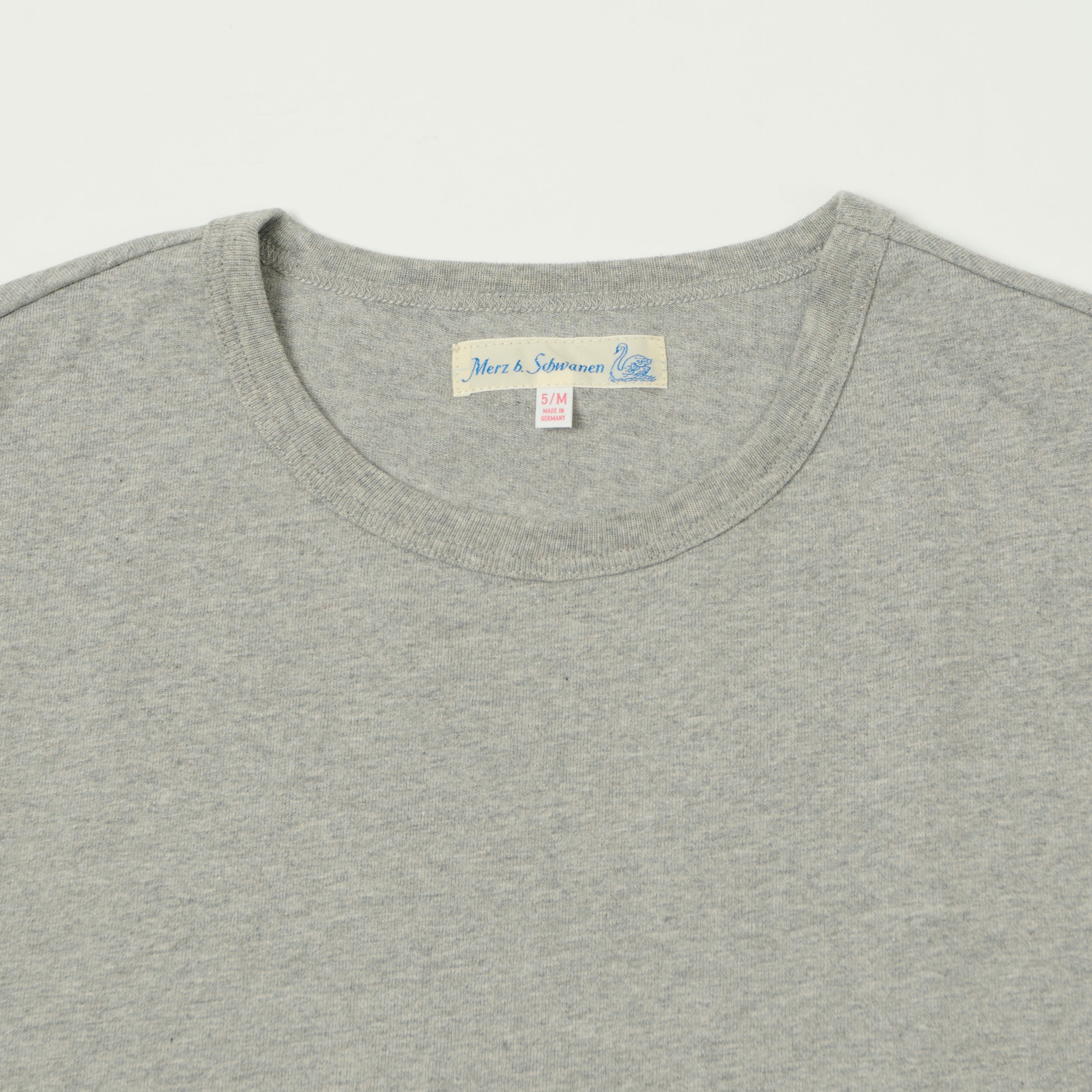Merz b. Schwanen 2M15 Classic Jersey T-Shirt - Grey Melange