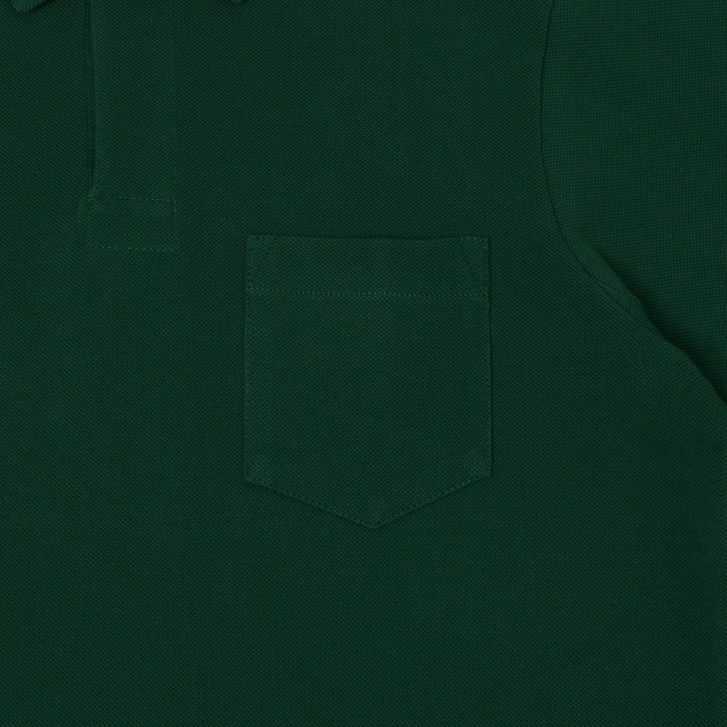 Merz b. Schwanen 2PKPL Pocket Polo Shirt - Classic Green