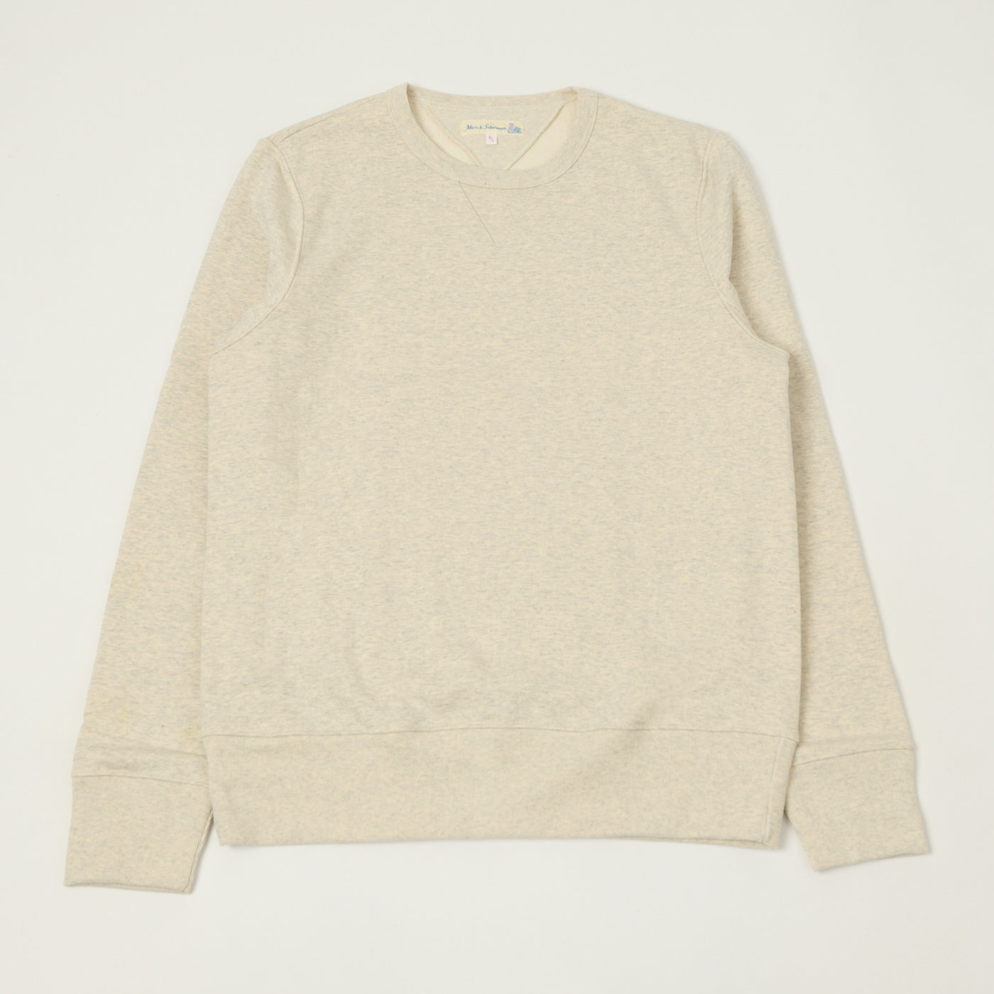 Merz b. Schwanen 346 Classic Sweatshirt - Nature Melange