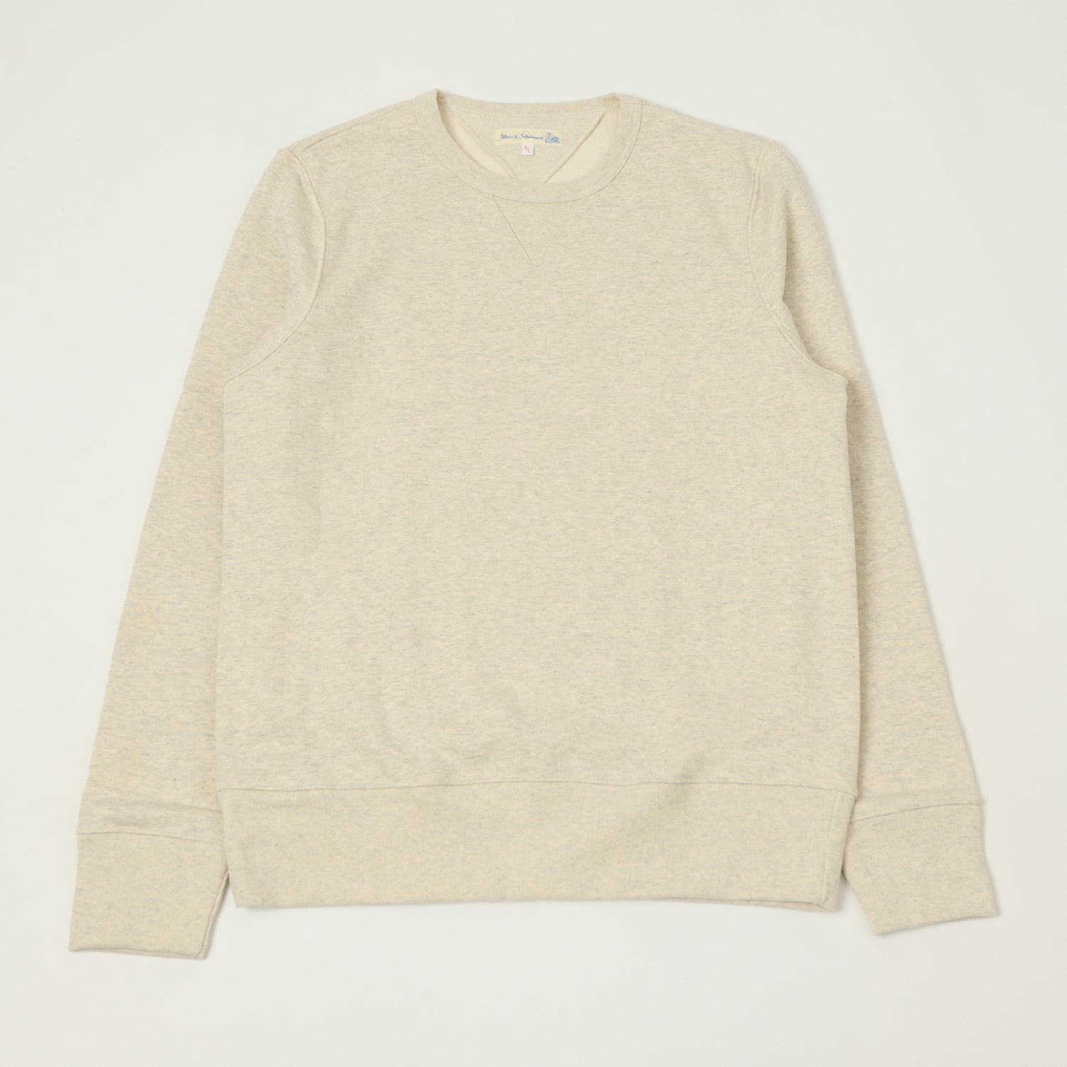 Merz b. Schwanen 346 Classic Sweatshirt - Nature Melange
