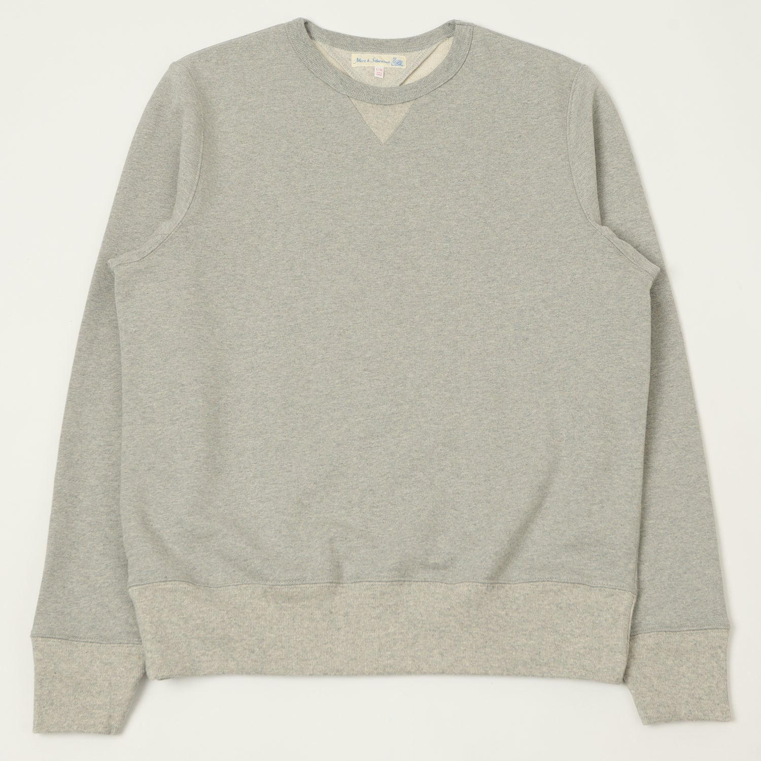 Merz b. Schwanen 3M46 Classic Jersey Sweatshirt - Grey Melange