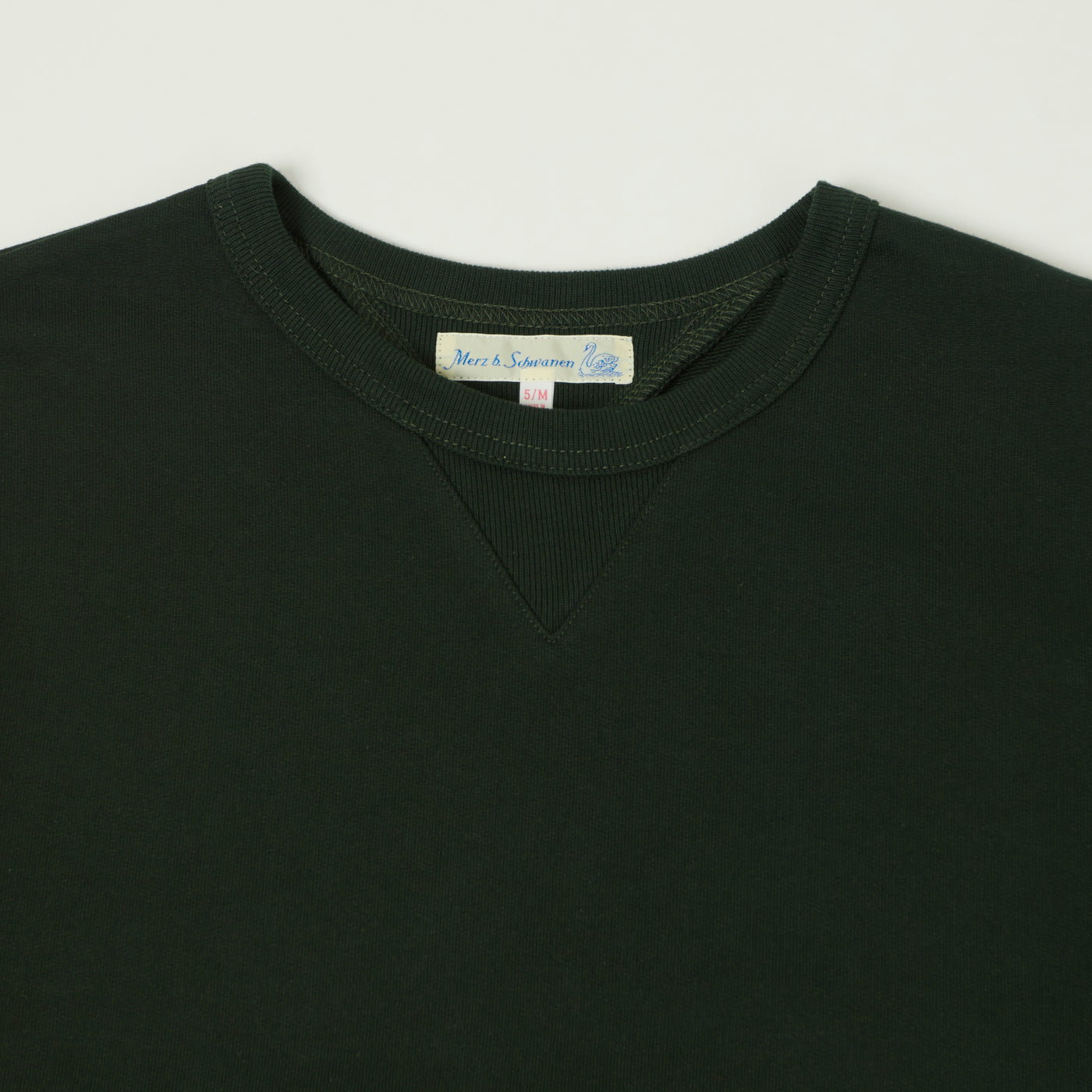 Merz b. Schwanen 3M46 Classic Jersey Sweatshirt - Forest