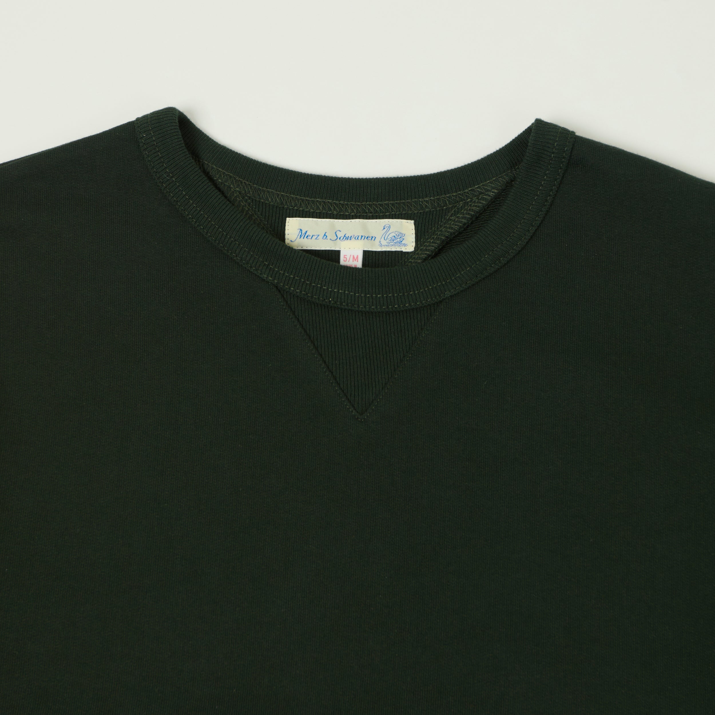 Merz b. Schwanen 3M46 Classic Jersey Sweatshirt - Forest