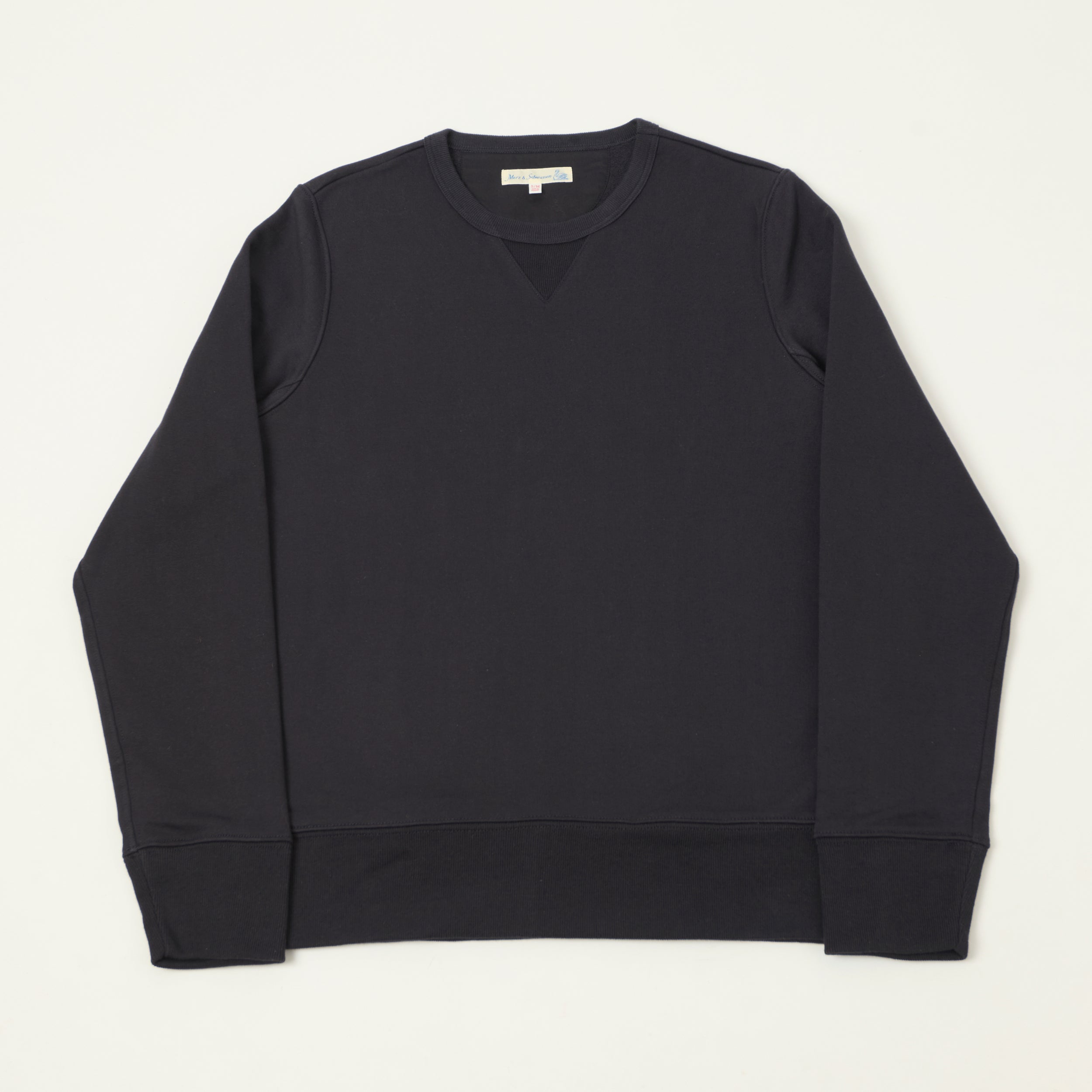 Merz b. Schwanen 3S48 Heavyweight Sweatshirt - Dark Navy