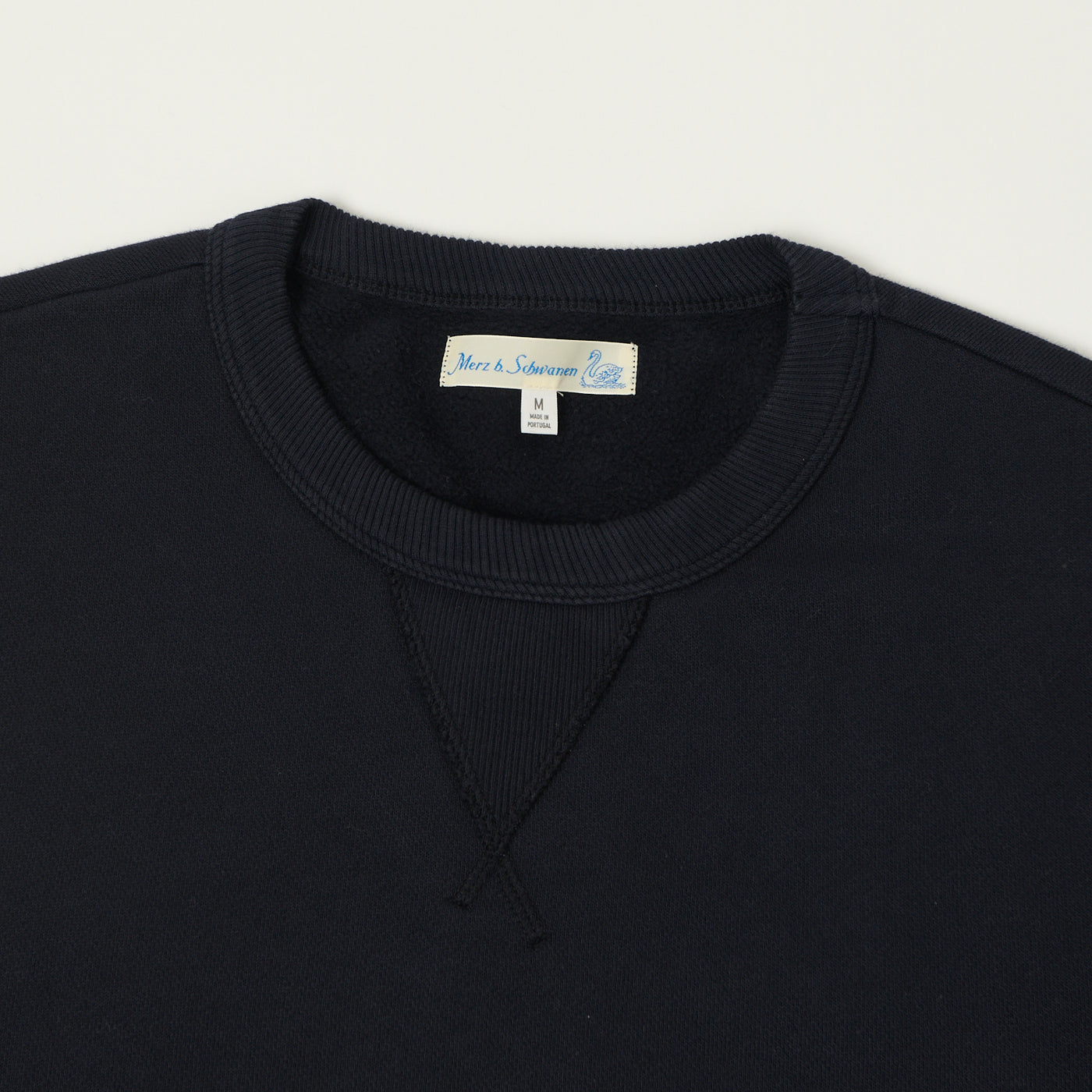 Merz b. Schwanen 'Good Basics' Athletic Sweatshirt - Dark Navy