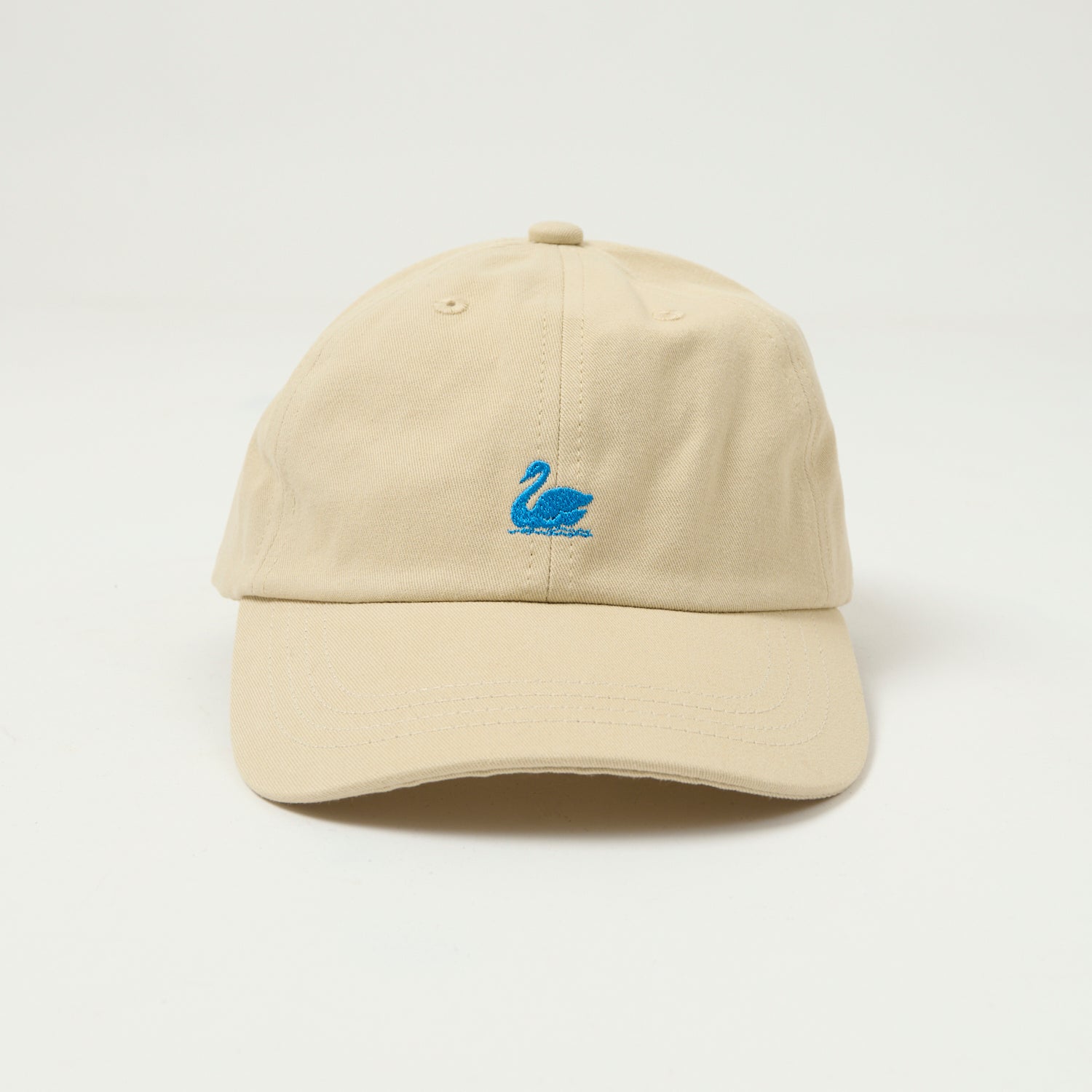Merz b. Schwanen 'Good Basics' Swan Logo Cap - Light Khaki