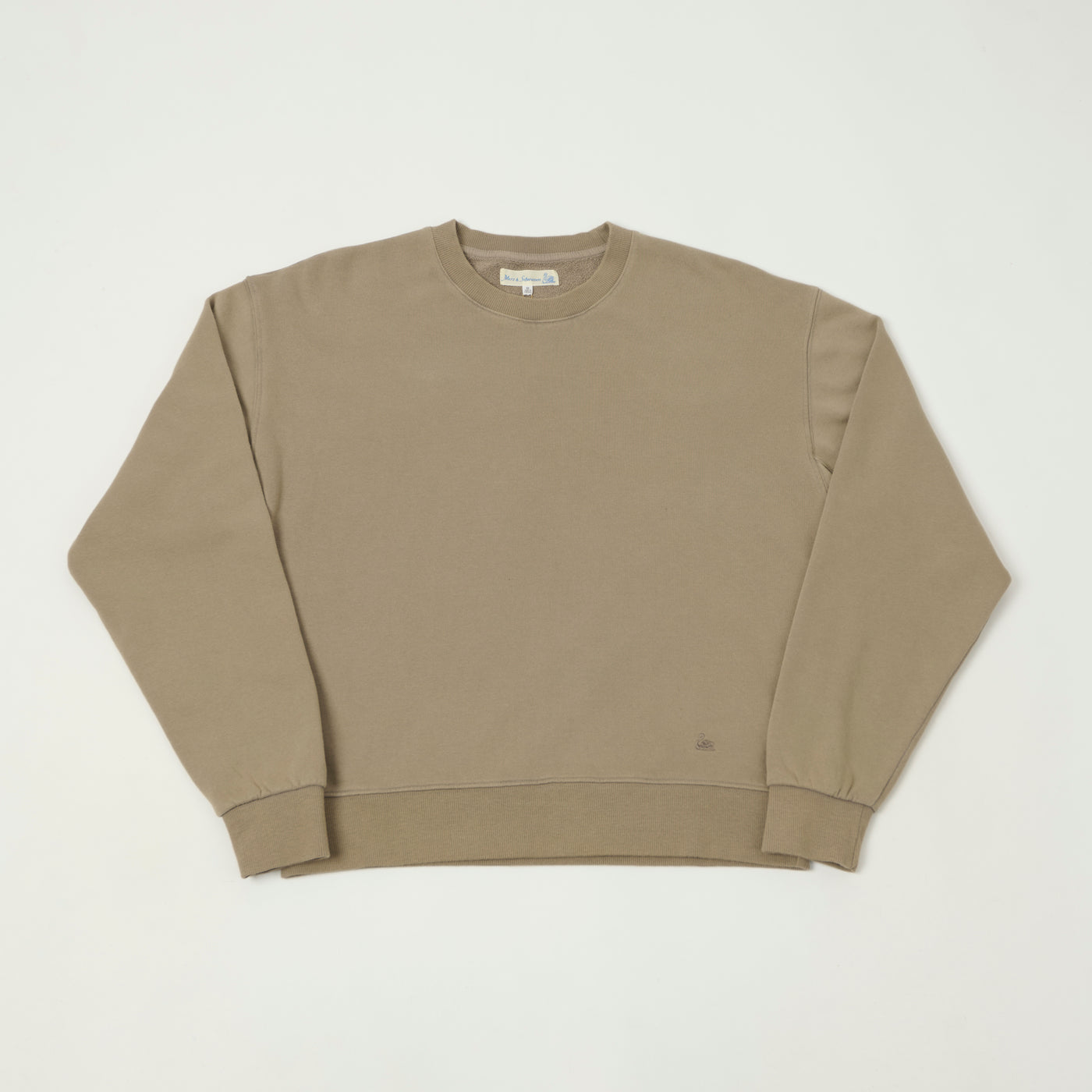 Merz b. Schwanen 'Good Basics' Soft Fleece Sweatshirt - Faded Grain