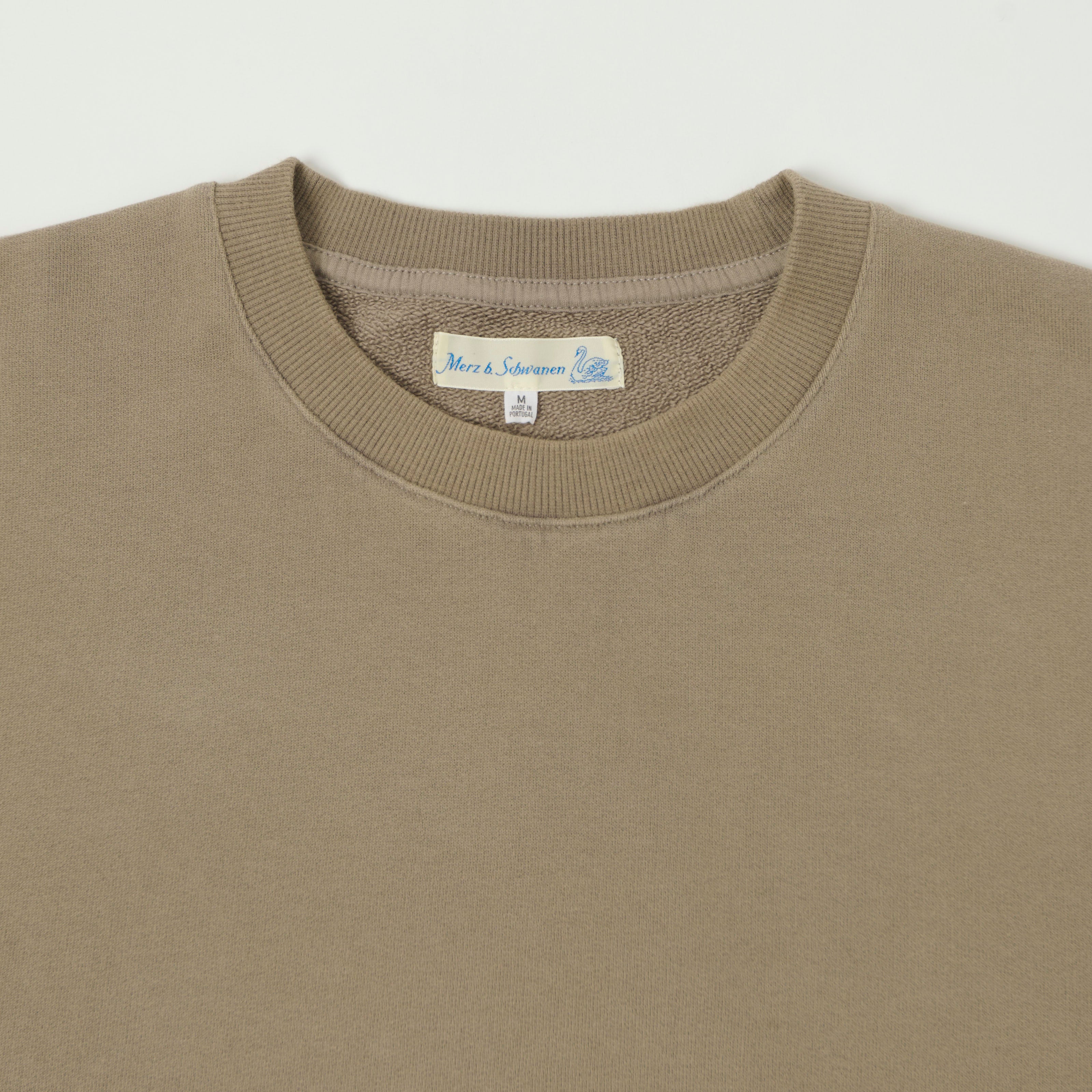 Merz b. Schwanen 'Good Basics' Soft Fleece Sweatshirt - Faded Grain