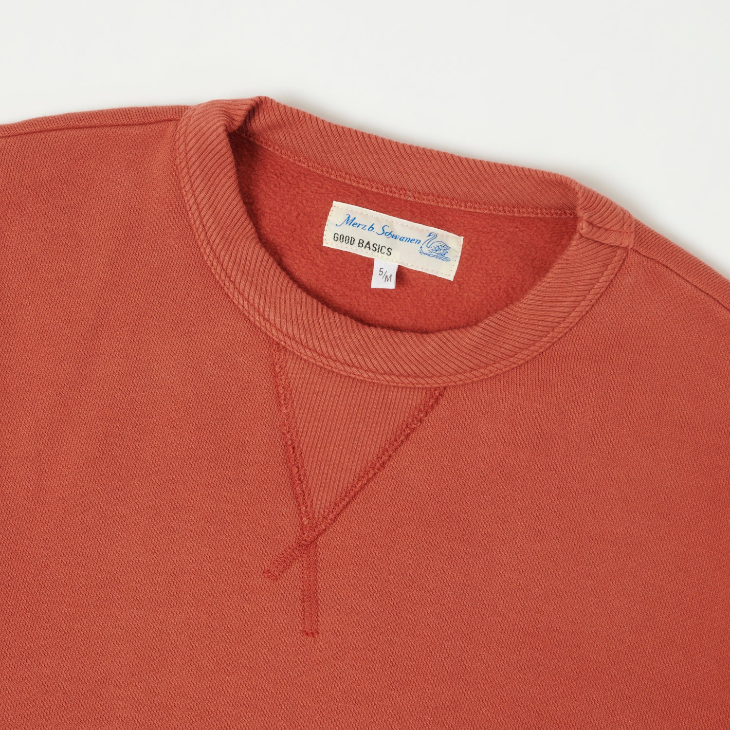 Merz b. Schwanen 'Good Basics' Athletic Sweatshirt - Newman Red