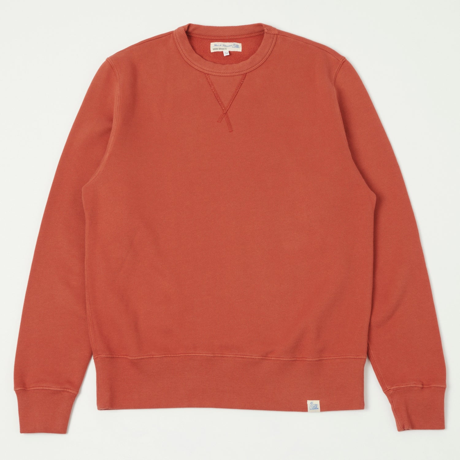 Merz b. Schwanen 'Good Basics' Athletic Sweatshirt - Newman Red