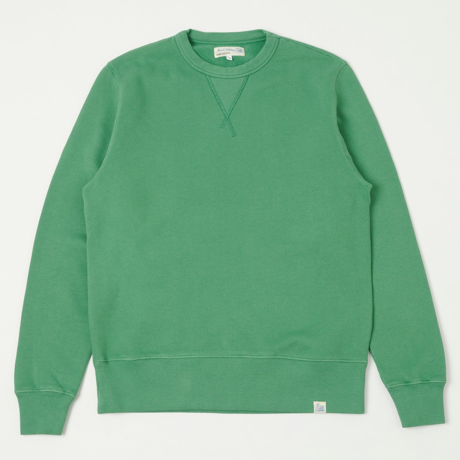 Merz b. Schwanen 'Good Basics' Athletic Sweatshirt - Grass