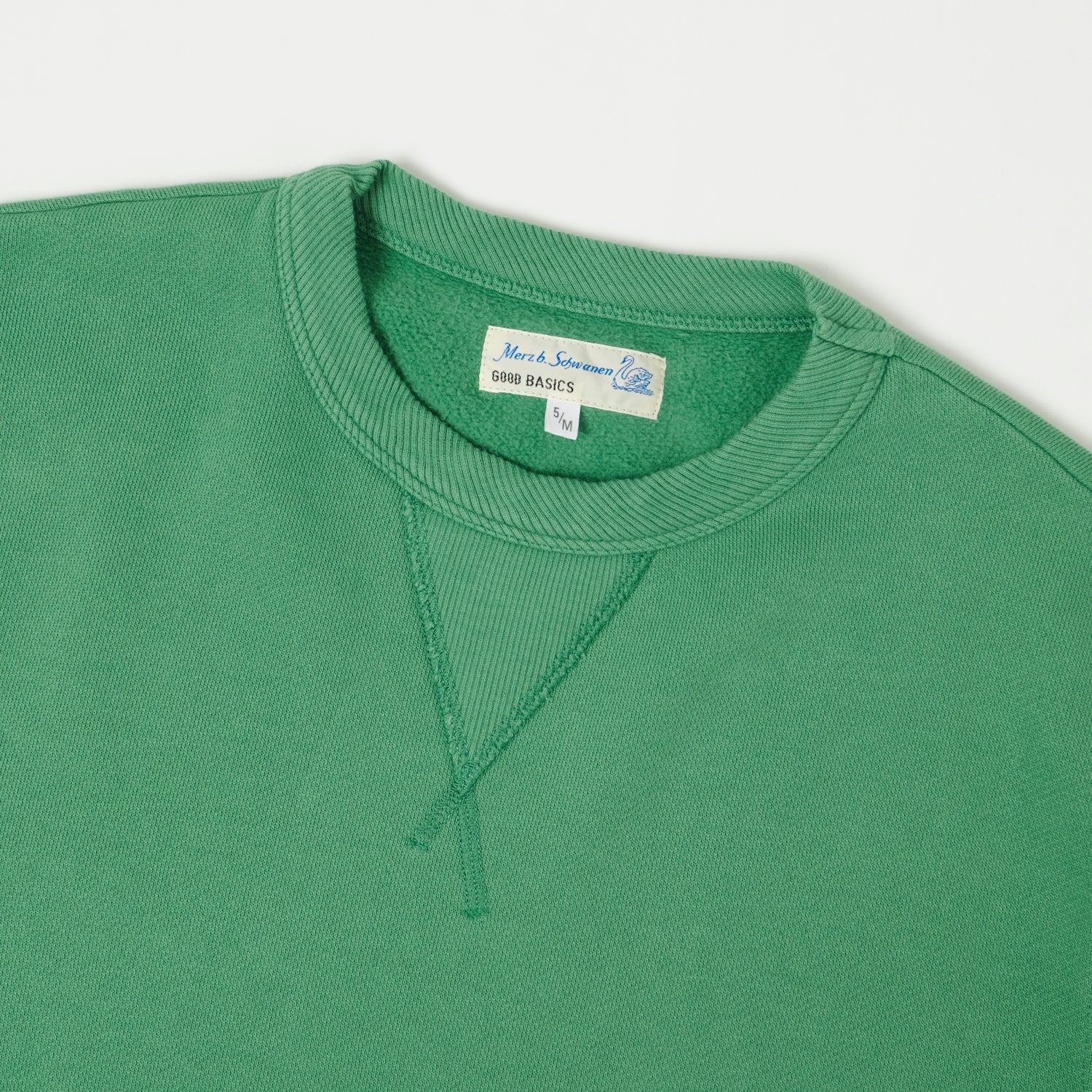 Merz b. Schwanen 'Good Basics' Athletic Sweatshirt - Grass