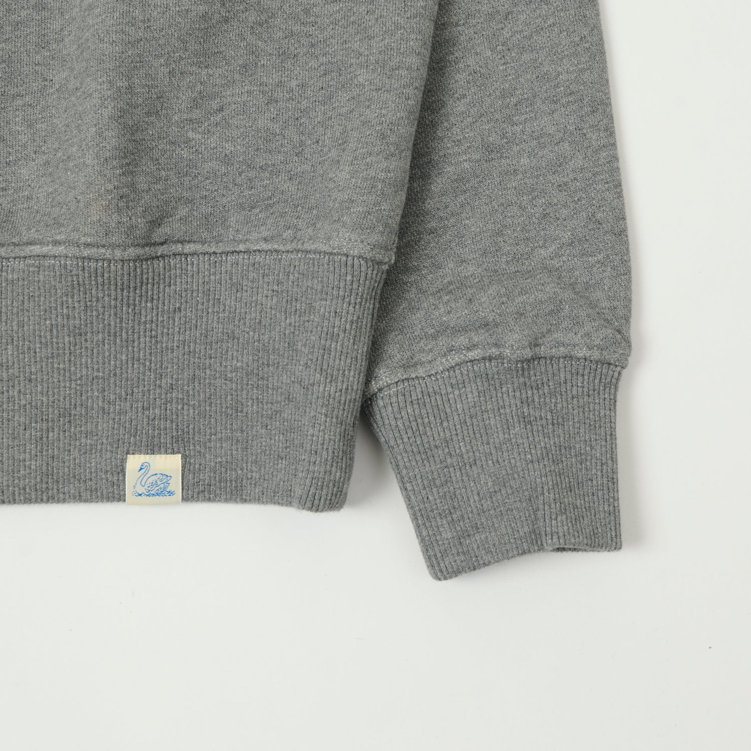 Merz b. Schwanen 'Good Basics' Athletic Sweatshirt - Grey Melange