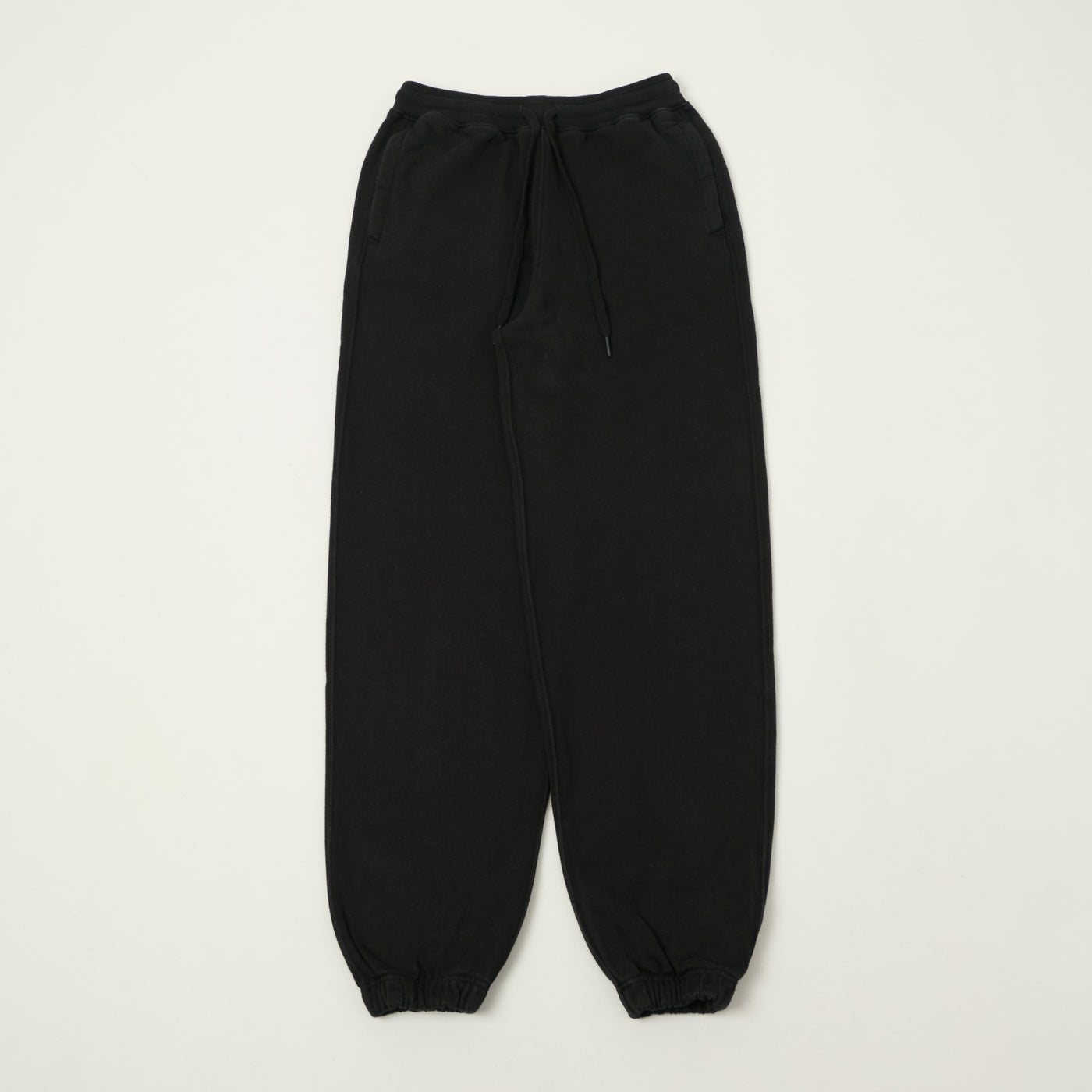Merz b. Schwanen 'Good Basics' Cuffed Cotton Sweatpants - Deep Black