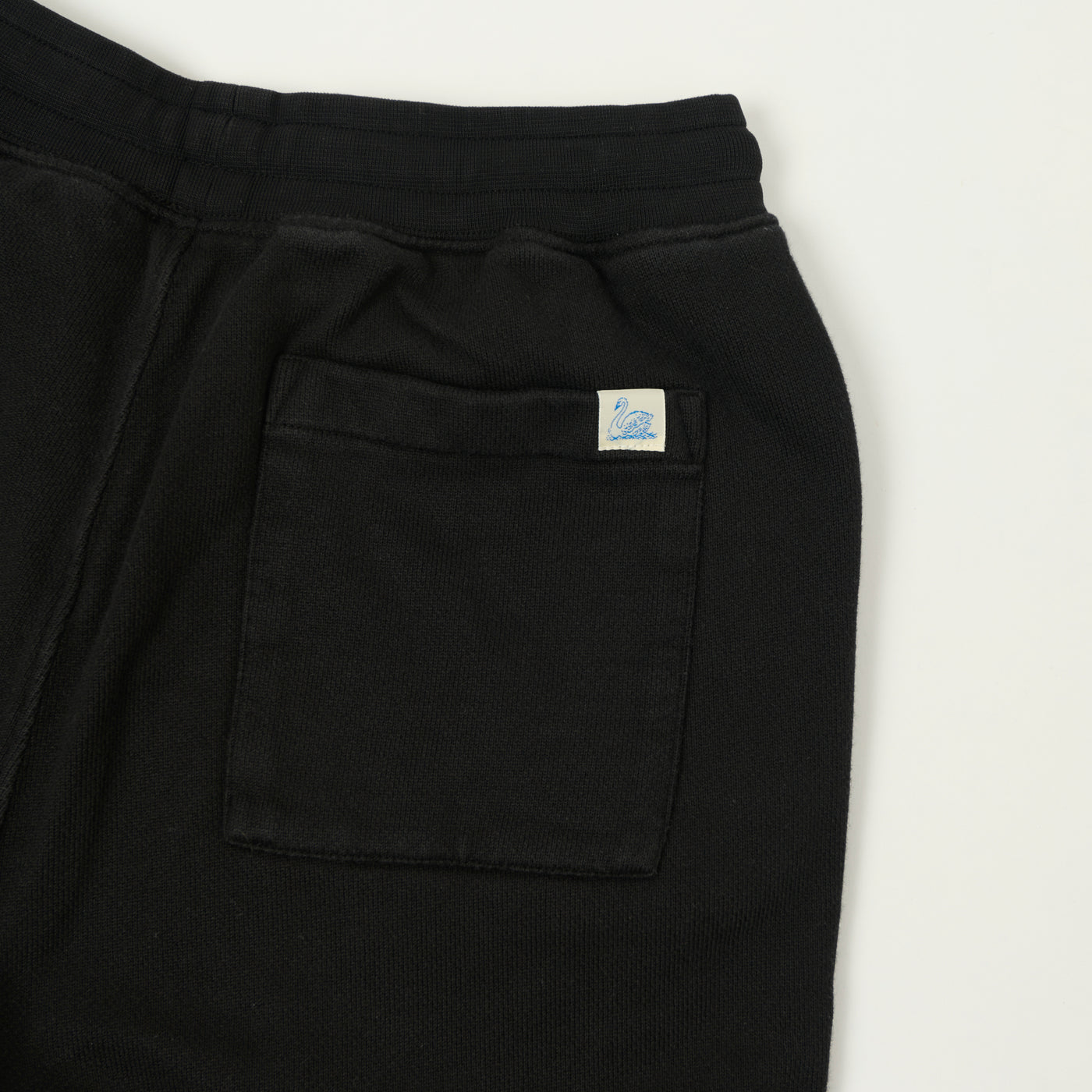 Merz b. Schwanen 'Good Basics' Cuffed Cotton Sweatpants - Deep Black