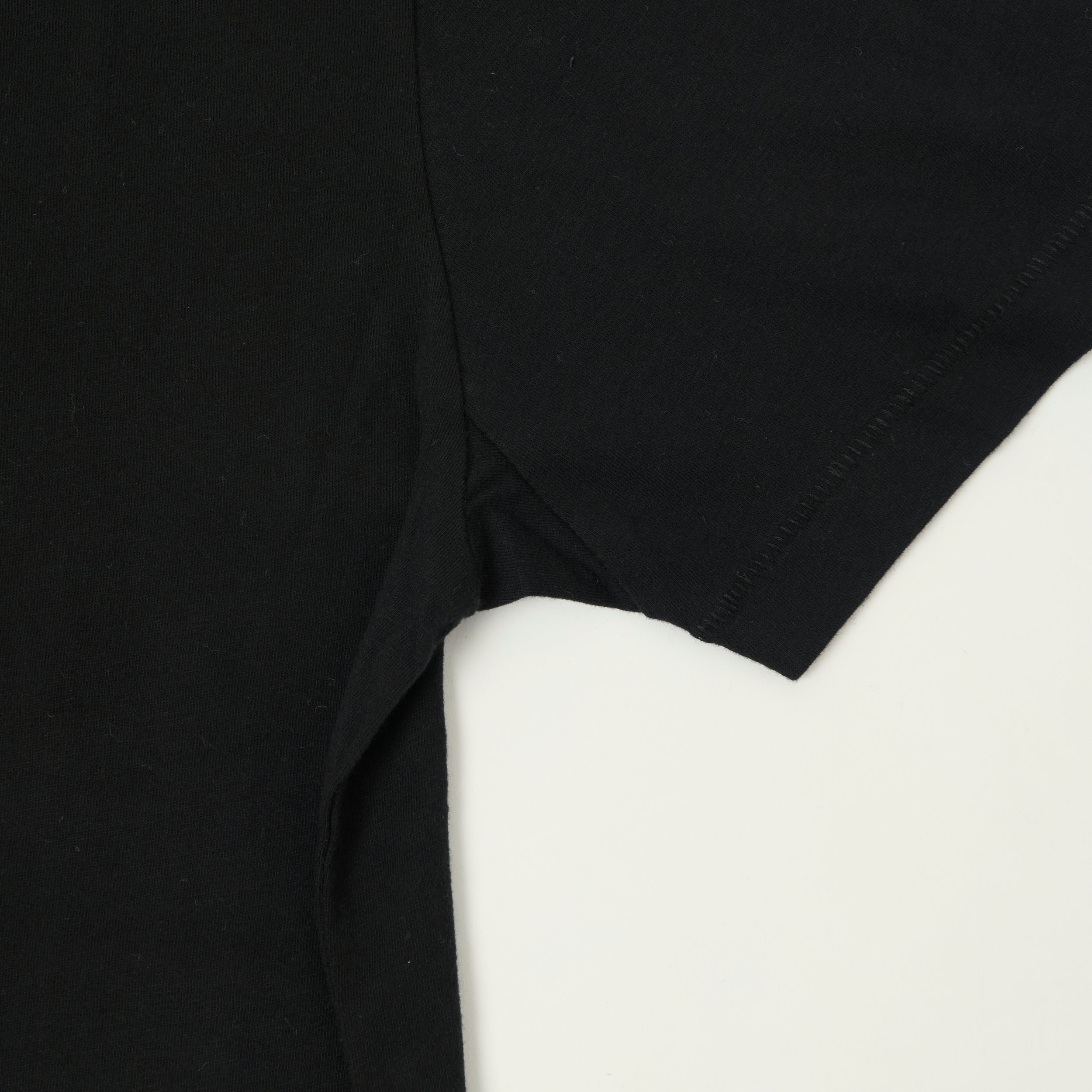 Merz b. Schwanen 'Good Basics' Pima Cotton V-Neck T-Shirt - Deep Black