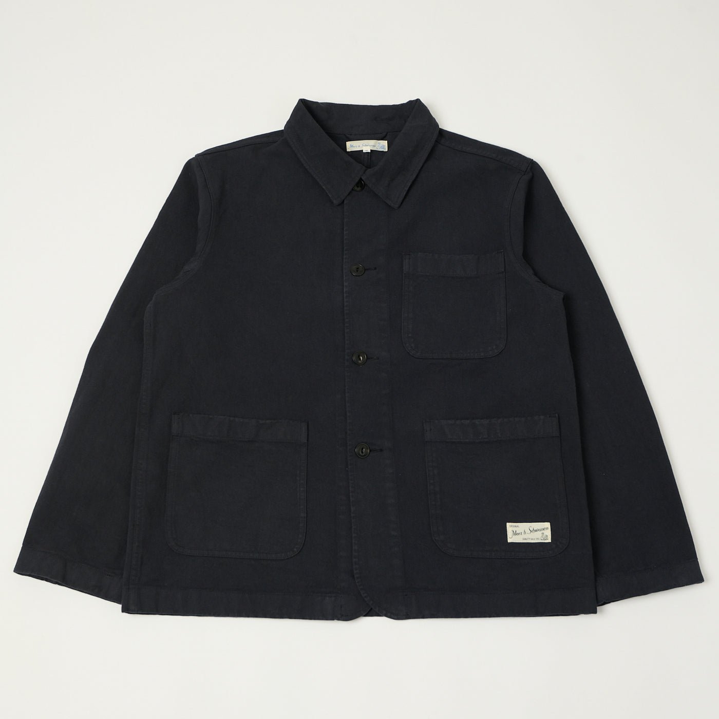 Merz b. Schwanen 'Good Basics' Work Jacket - Charcoal