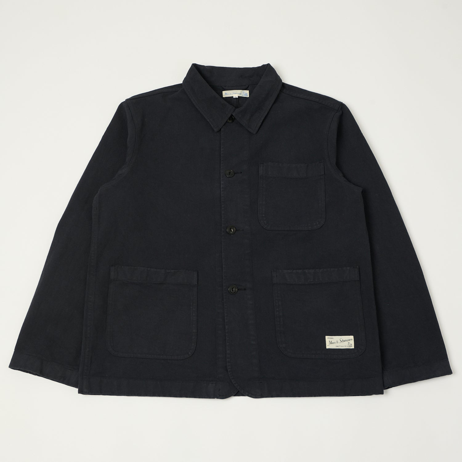 Merz b. Schwanen 'Good Basics' Work Jacket - Charcoal