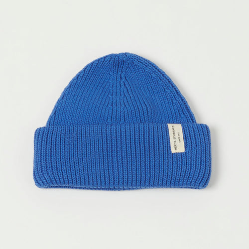 Merz b. Schwanen KBN01 Plant Based  Watch Cap - Washed Blue