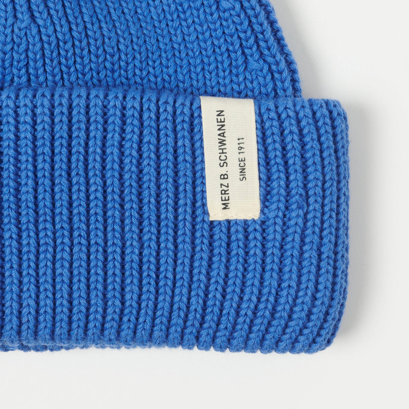 Merz b. Schwanen KBN01 Plant Based  Watch Cap - Washed Blue