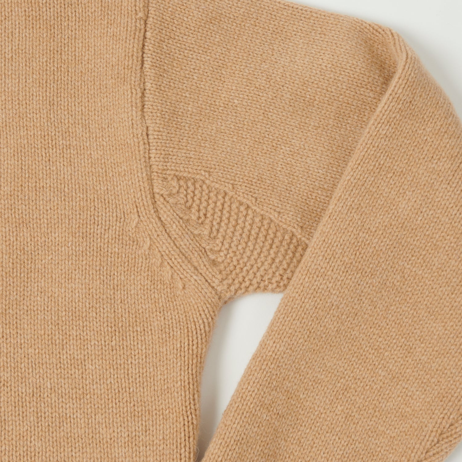 Merz b. Schwanen 'Good Basics' Wool Cashmere Knit Pullover - Toffee