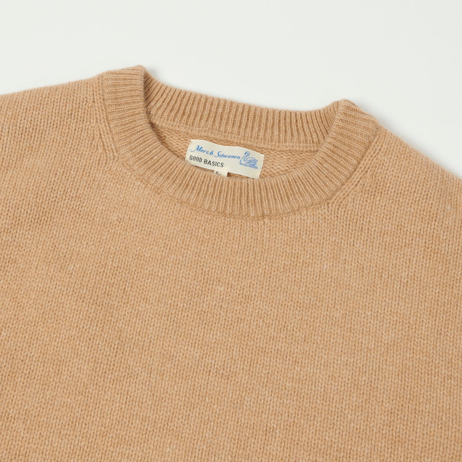 Merz b. Schwanen 'Good Basics' Wool Cashmere Knit Pullover - Toffee