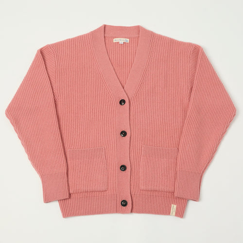 Merz b. Schwanen 'Good Basics' Merino Wool Cardigan - Rosewood