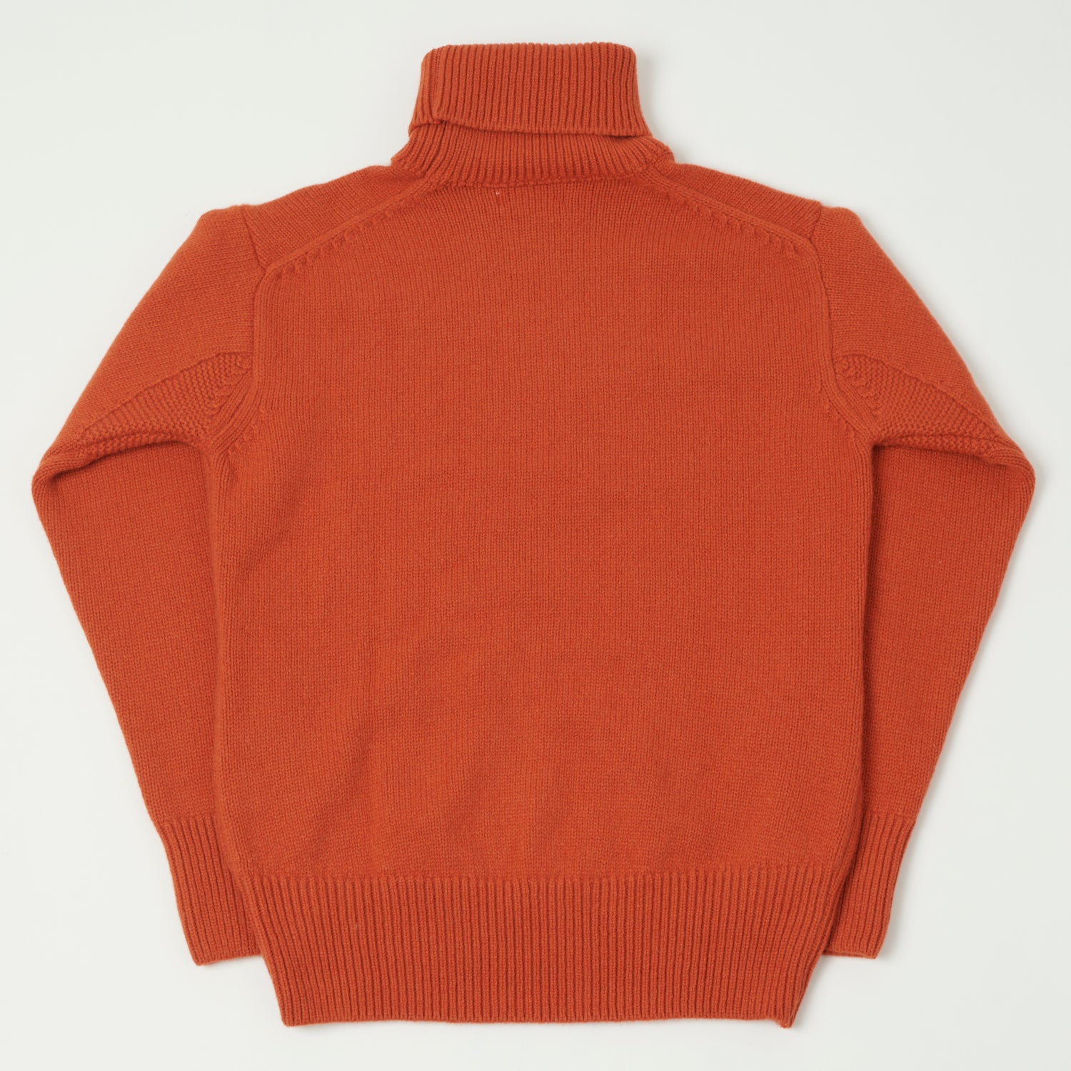 Merz b. Schwanen 'Good Basics' Wool Cashmere Knit Turtleneck - Rust