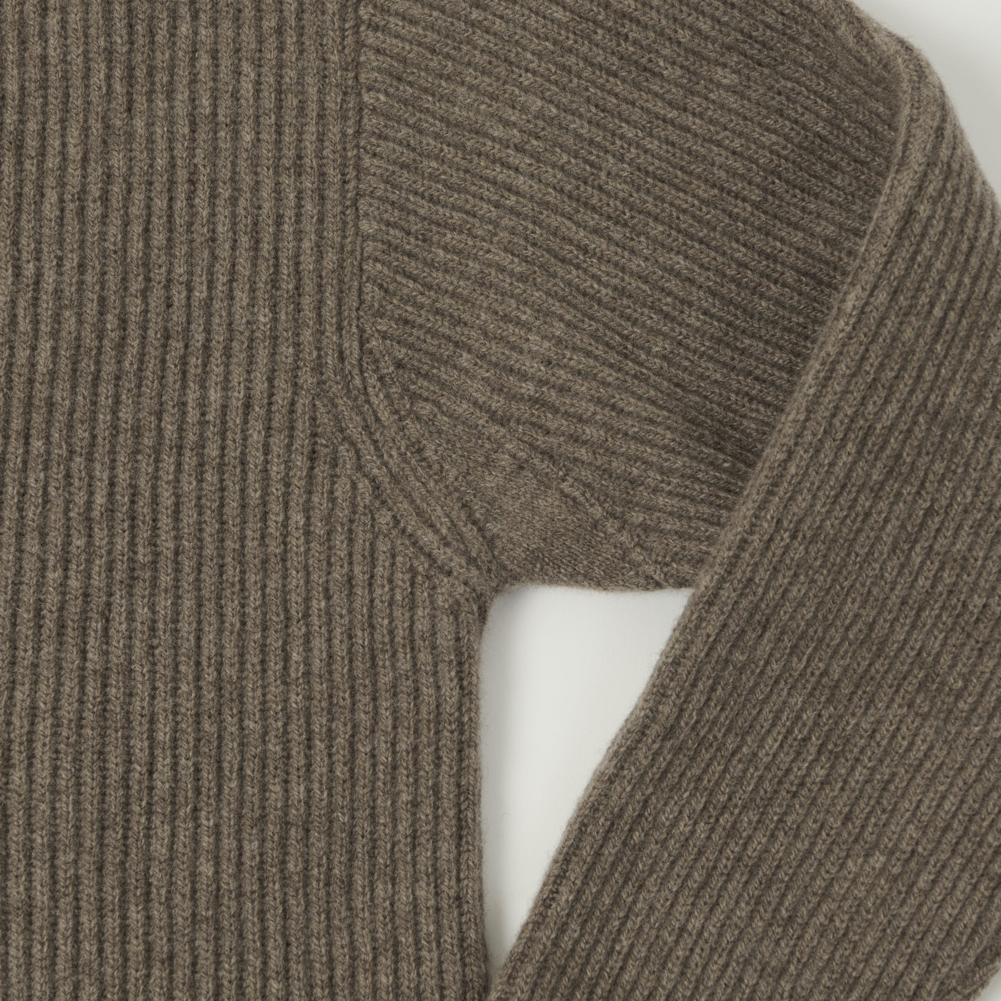 Merz b. Schwanen 'Good Basics' Merino Wool Cardigan - Grain