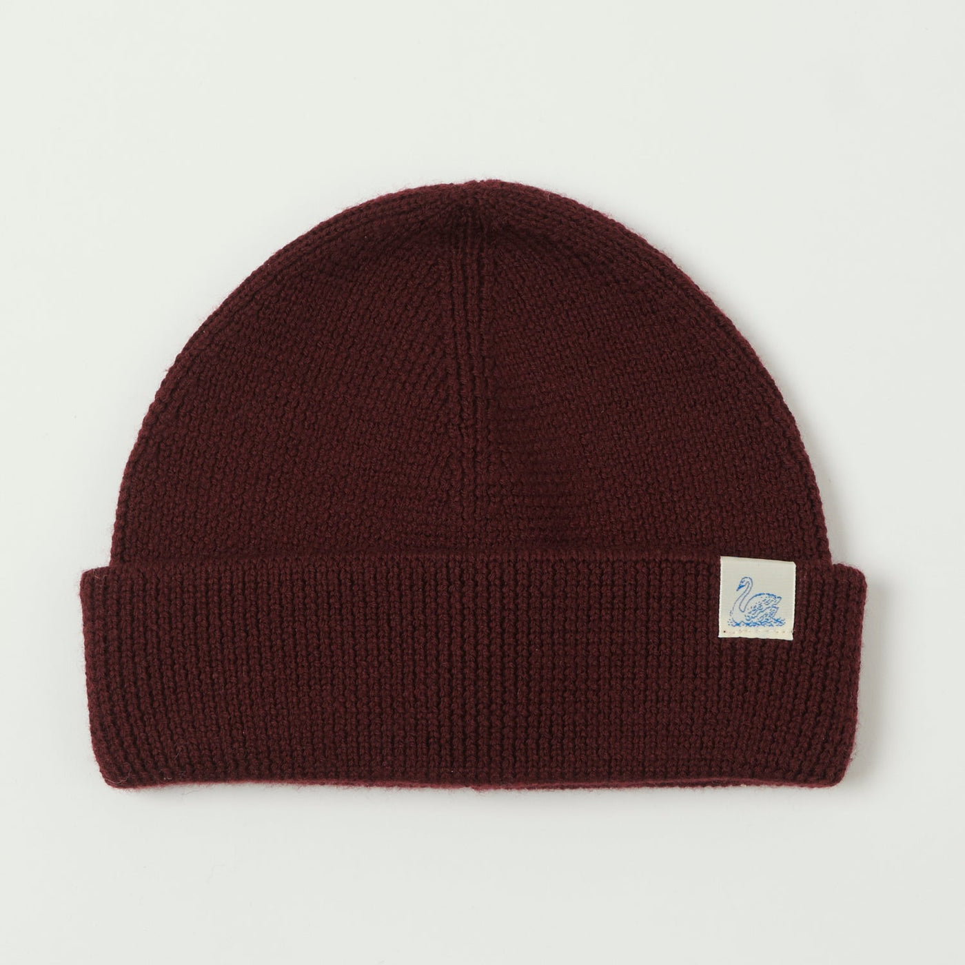 Merz b. Schwanen 'Good Basics' Classic Wool Beanie - Burgundy