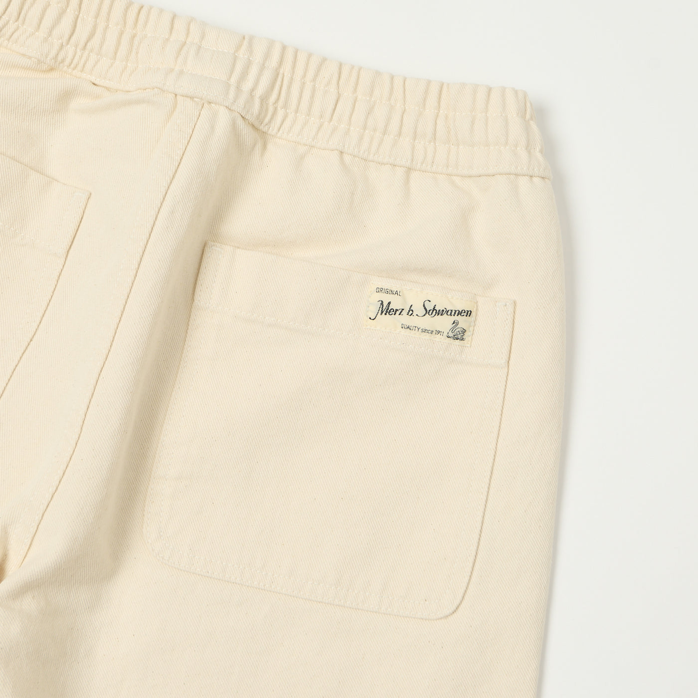 Merz b. Schwanen 'Good Basics' Drawstring Trousers - Nature