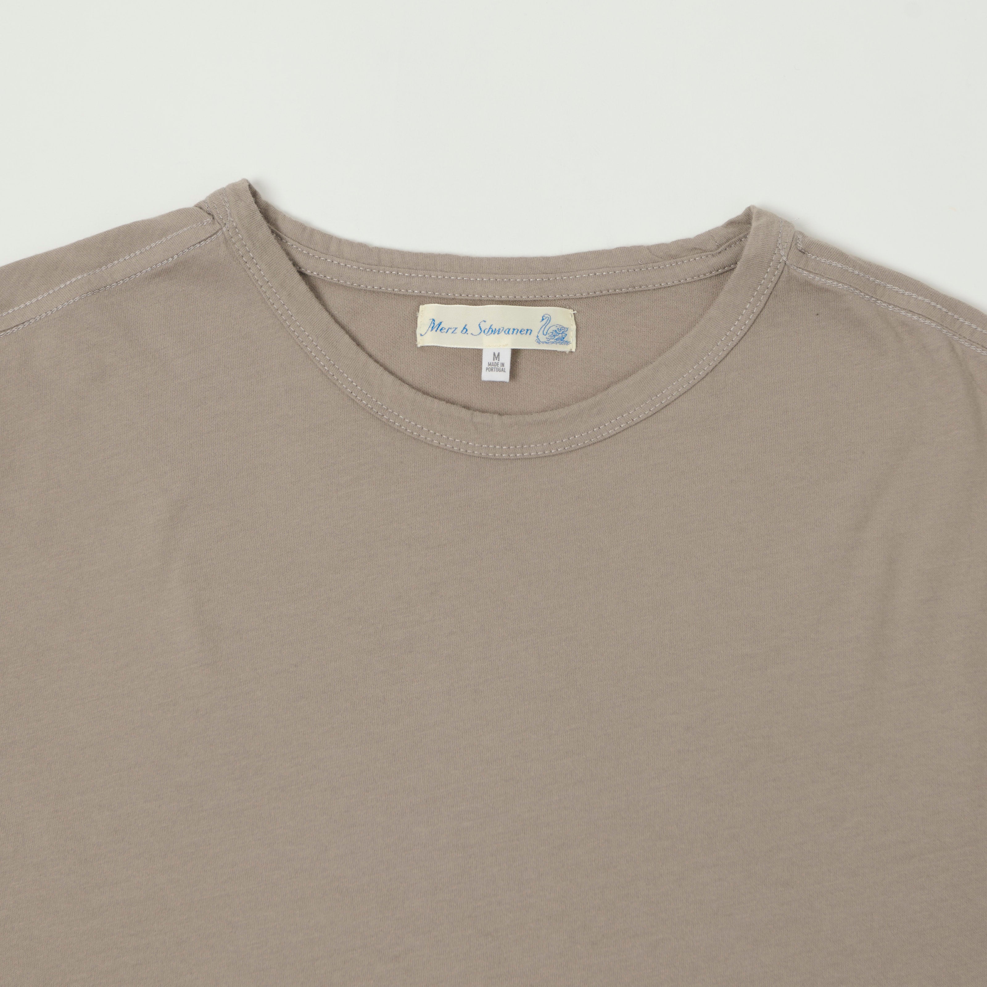 Merz b. Schwanen 'Good Basics' Pima Cotton T-Shirt - Faded Grain