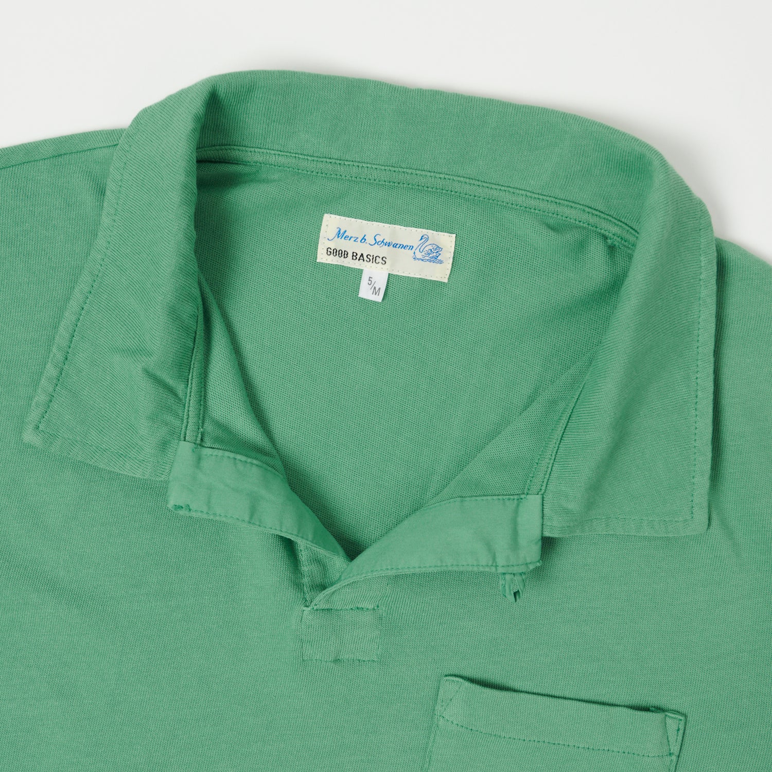 Merz b. Schwanen 'Good Basics' Classic Polo Shirt - Grass