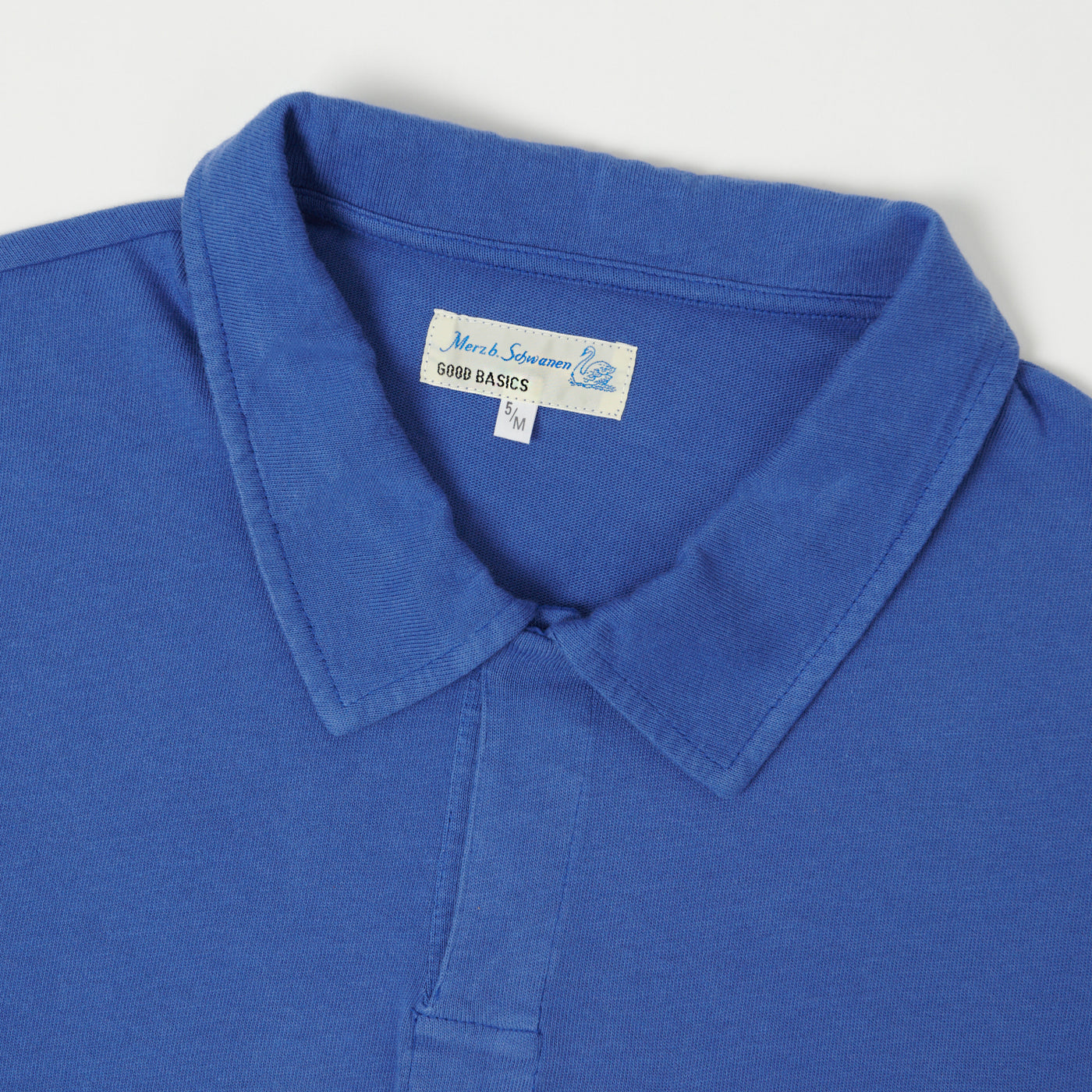 Merz b. Schwanen 'Good Basics' Classic Polo Shirt - Vintage Blue