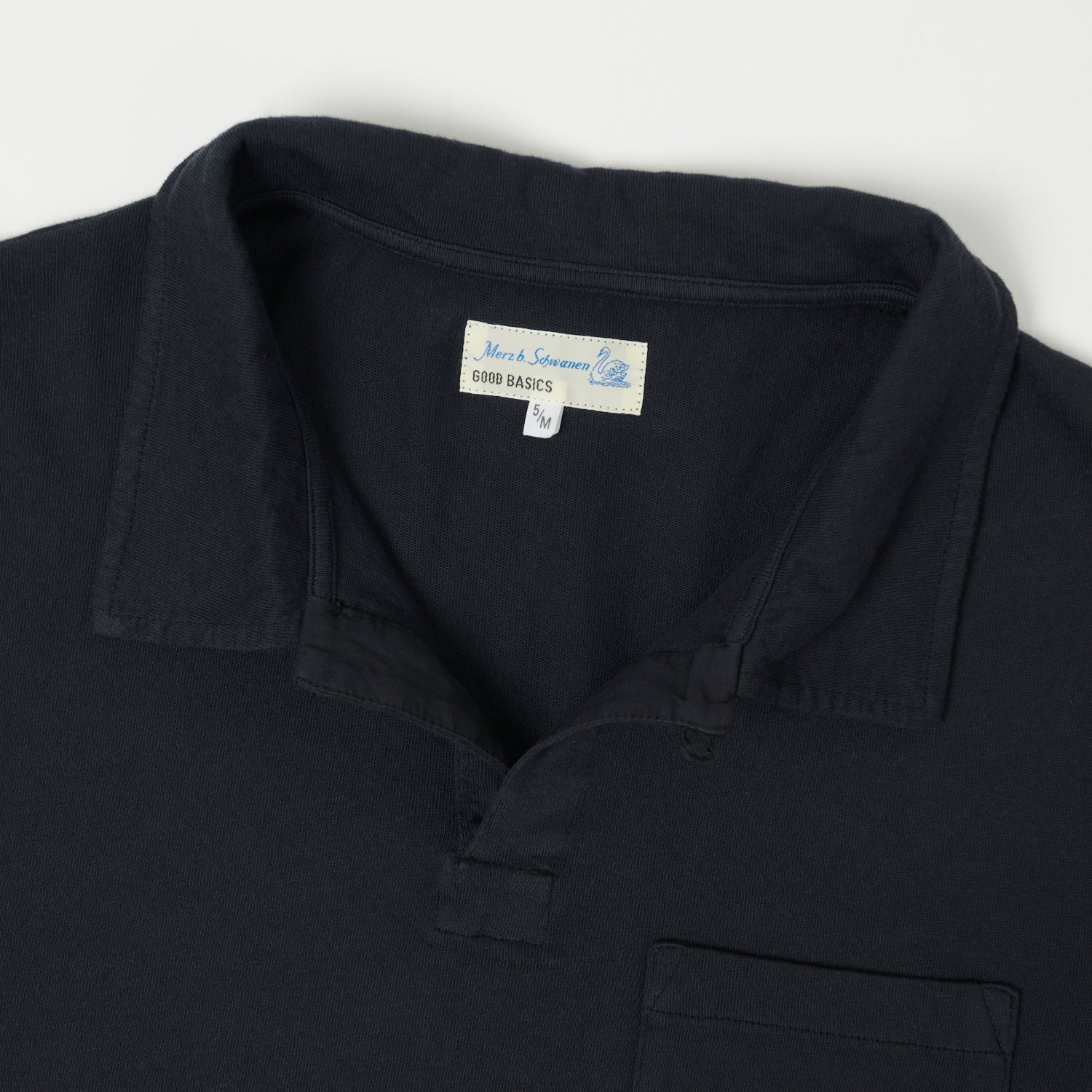 Merz b. Schwanen 'Good Basics' Classic Polo Shirt - Charcoal