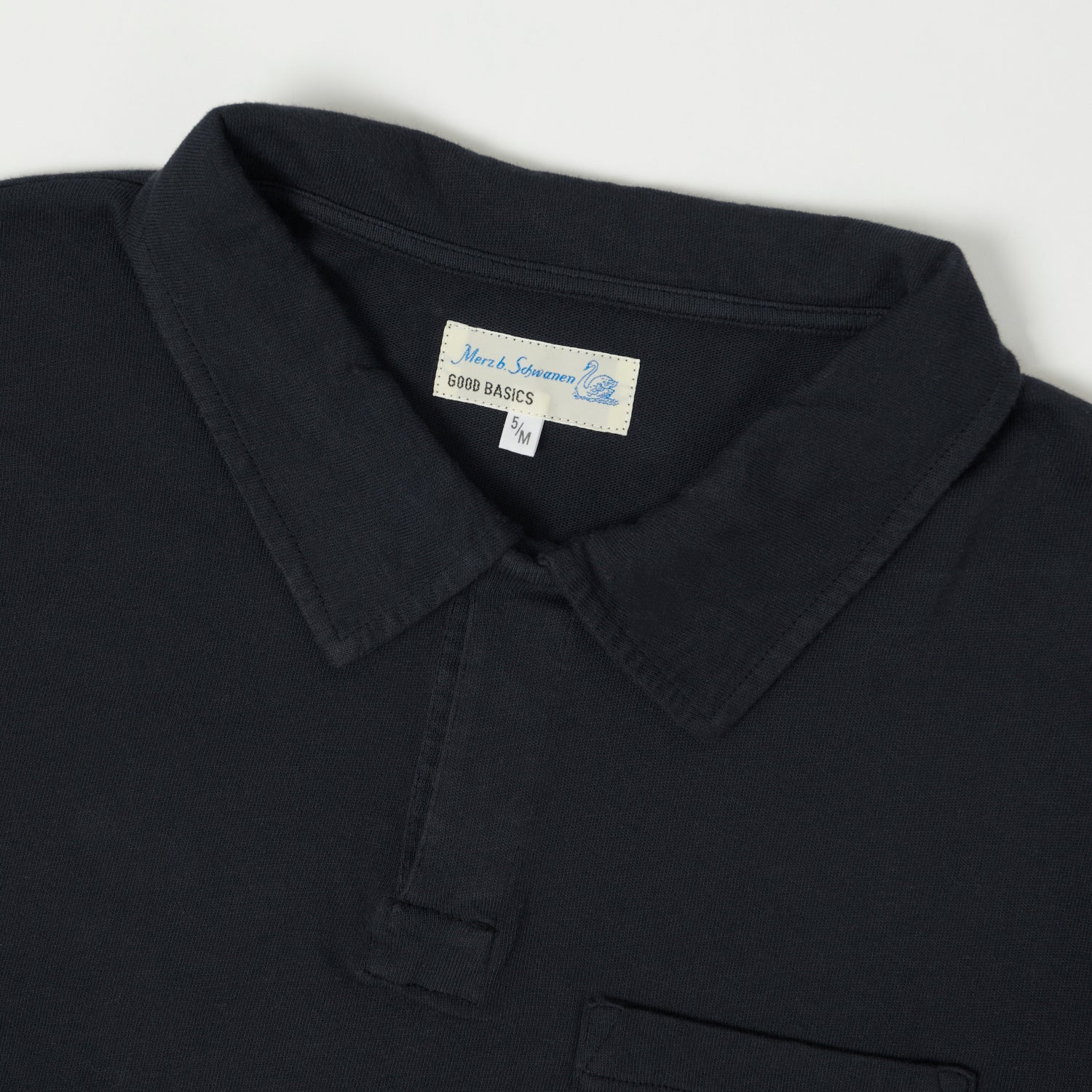 Merz b. Schwanen 'Good Basics' Classic Polo Shirt - Charcoal