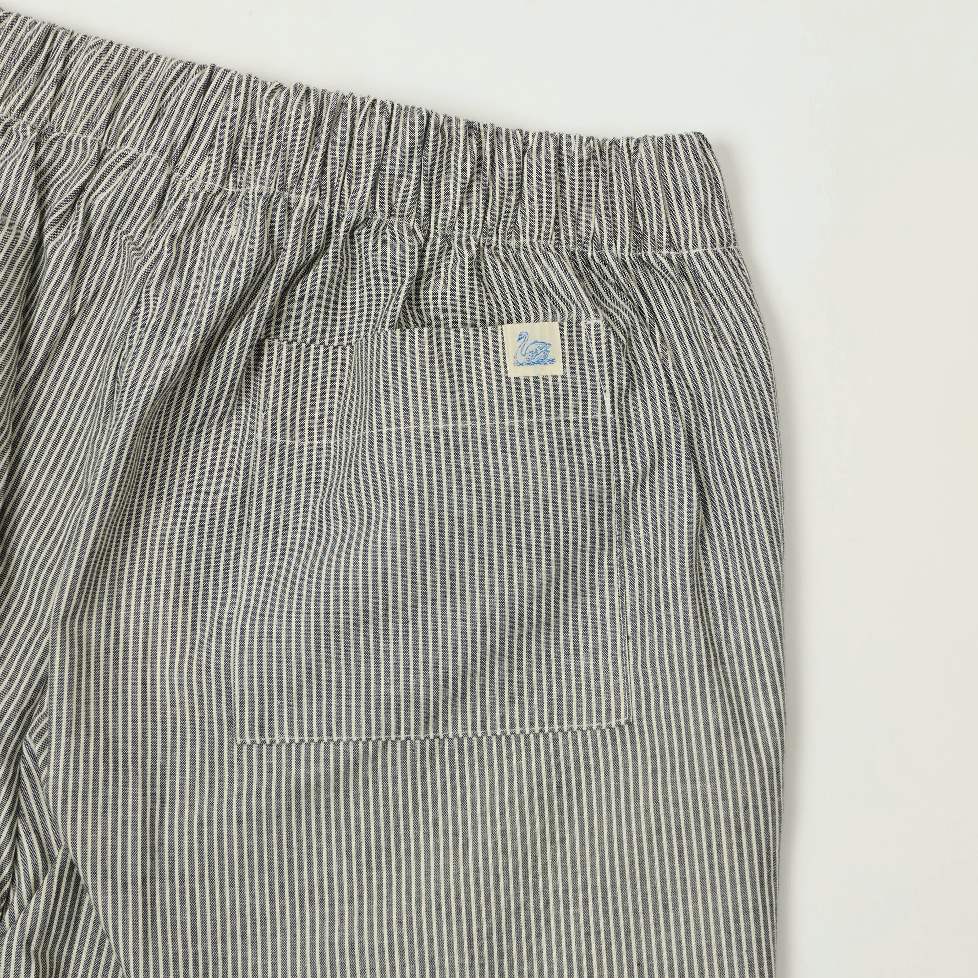 Merz b. Schwanen 'Good Basics' Pyjama Pants - Deep Black/Natural