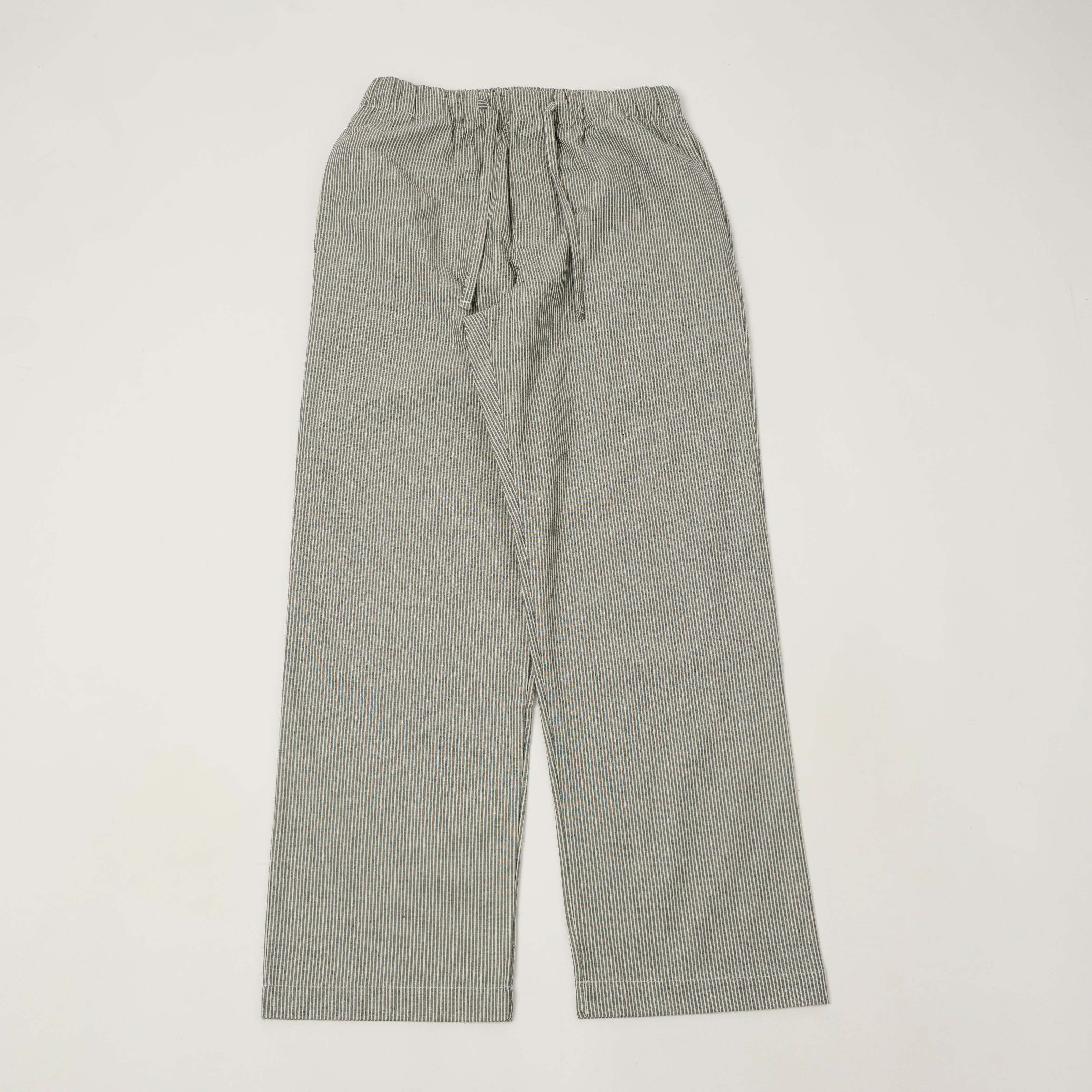 Merz b. Schwanen 'Good Basics' Pyjama Pants - Deep Black/Natural