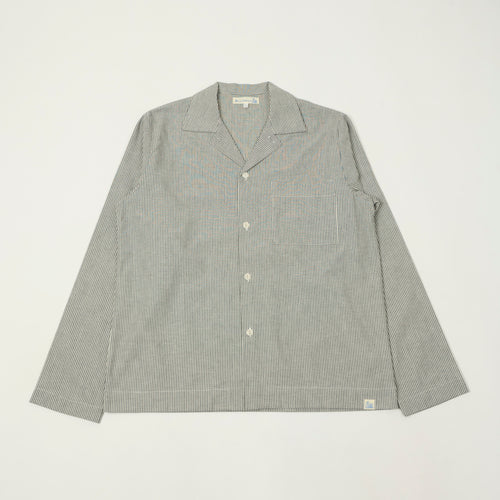 Merz b. Schwanen 'Good Basics' Pyjama Top - Deep Black/Natural