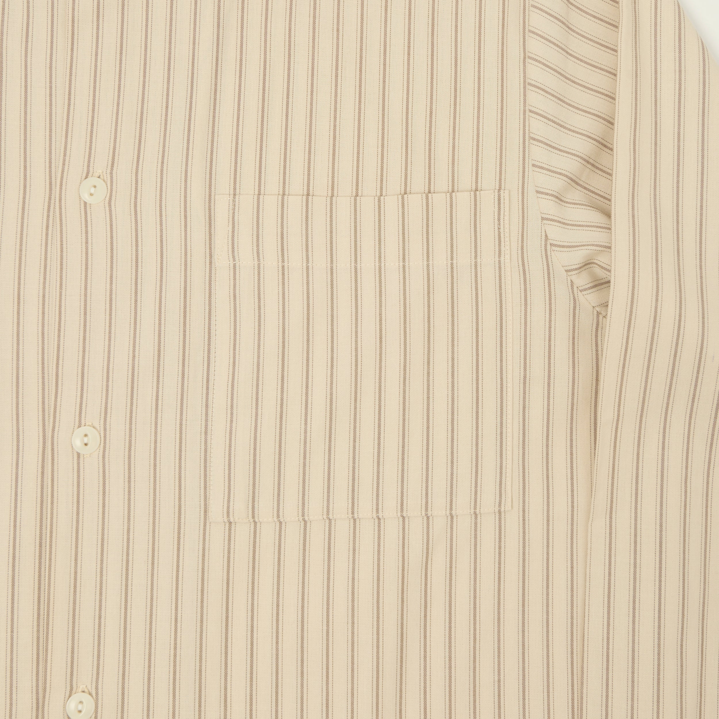 Merz b. Schwanen Pyjama Top - Nature/Chocolate