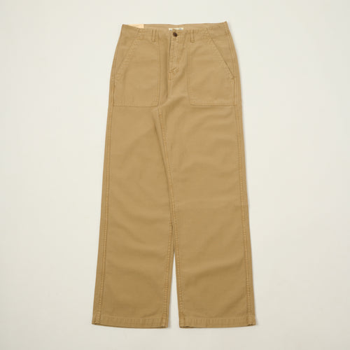 Merz b. Schwanen Reverse Sateen Fatigue Pants - Dusted Khaki