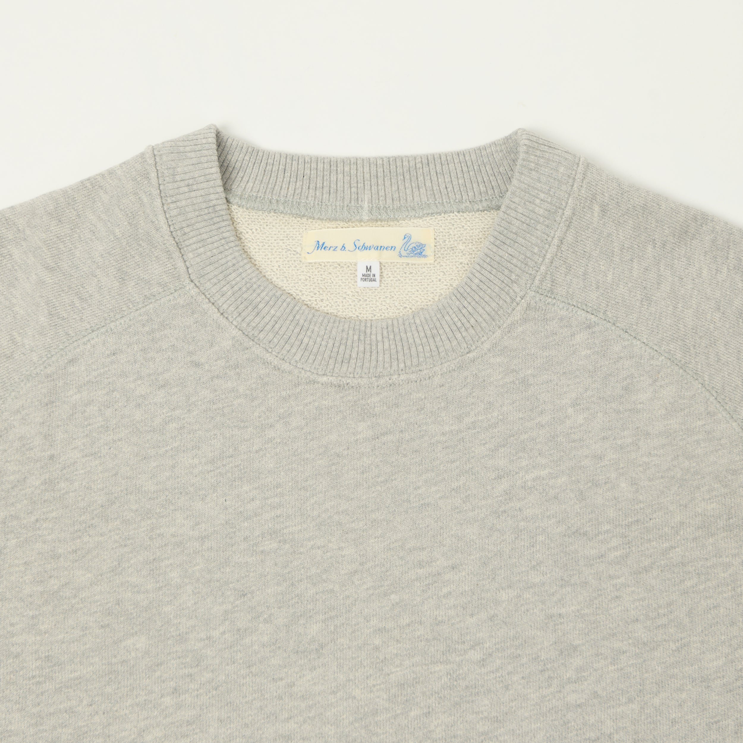 Merz b. Schwanen Raglan Sweatshirt - Grey Melange