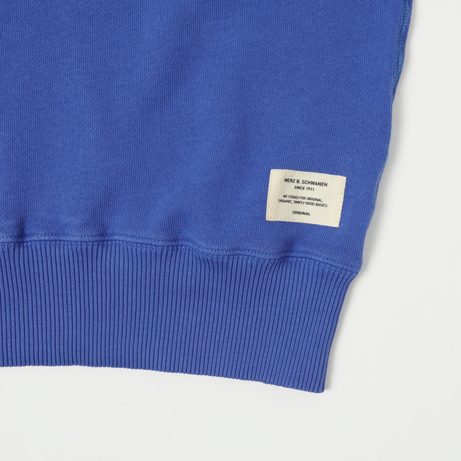 Merz b. Schwanen 'Good Basics' Short Sleeve Sweatshirt - Vintage Blue
