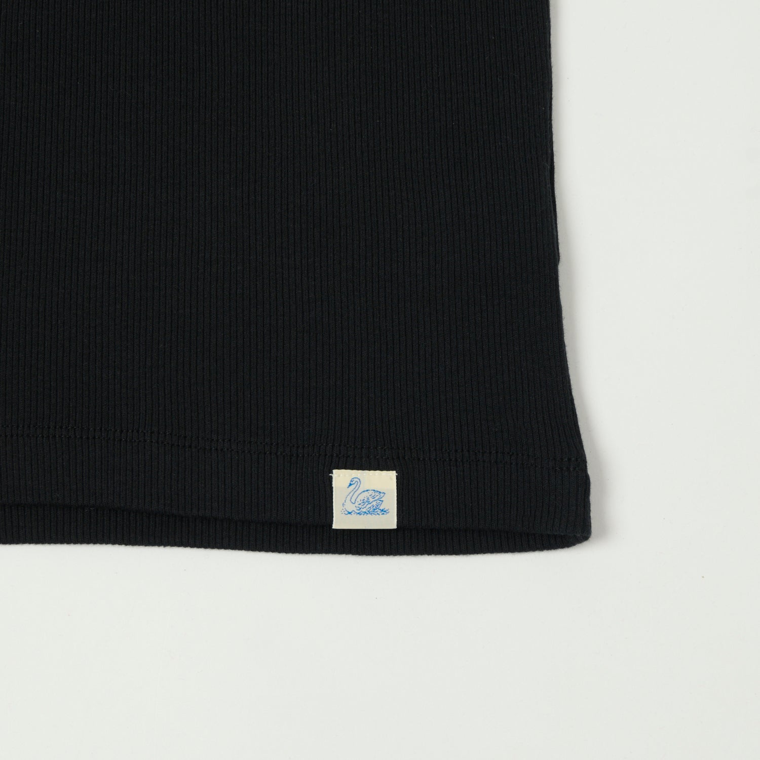 Merz b. Schwanen 'Good Basics' Ribbed Tank Top - Charcoal