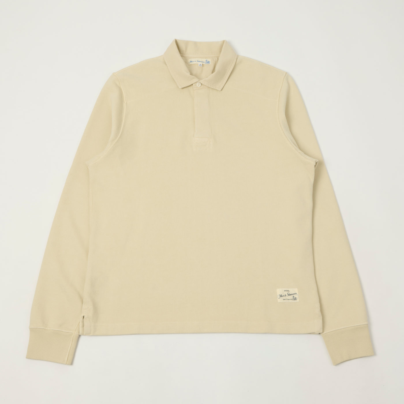 Merz b. Schwanen 'Good Basics' Rugby Shirt - Nature