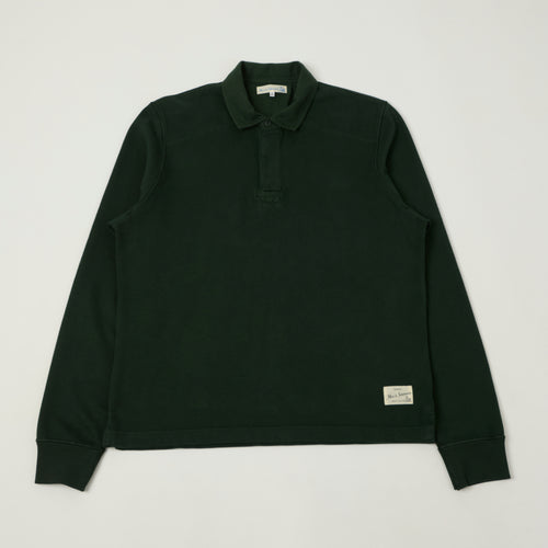 Merz b. Schwanen 'Good Basics' Rugby Shirt - Forest